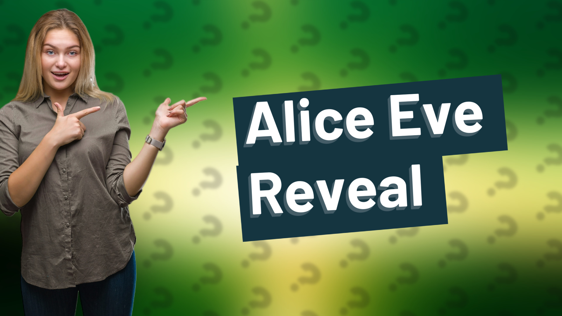 Alice Eve Reveal