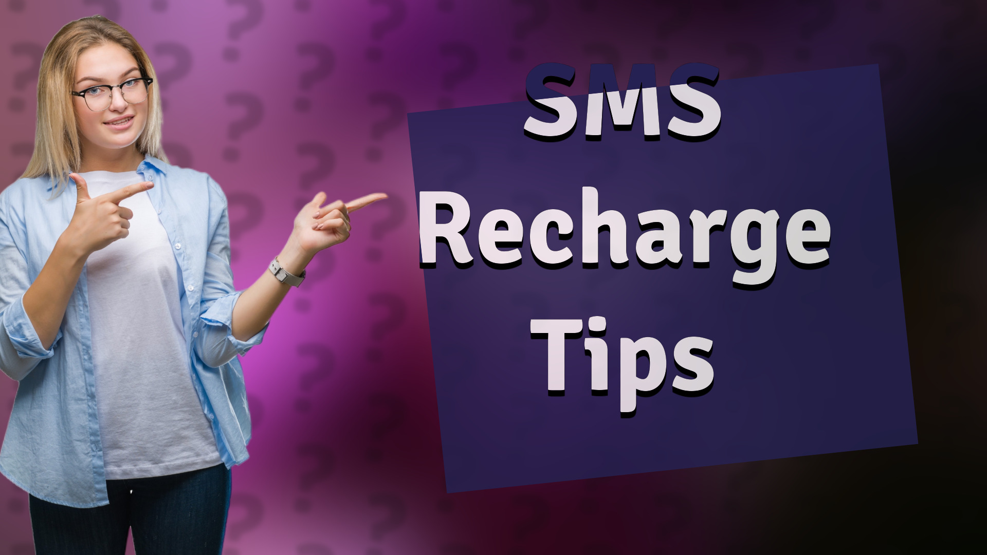 SMS Recharge Tips