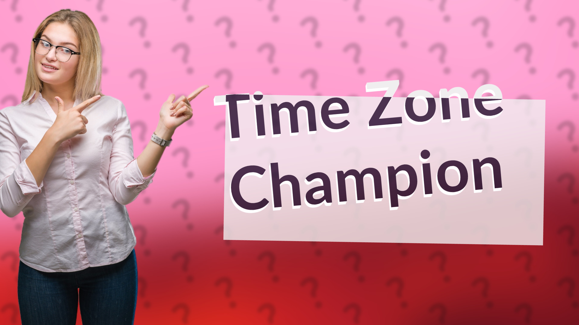 Time Zone Champion