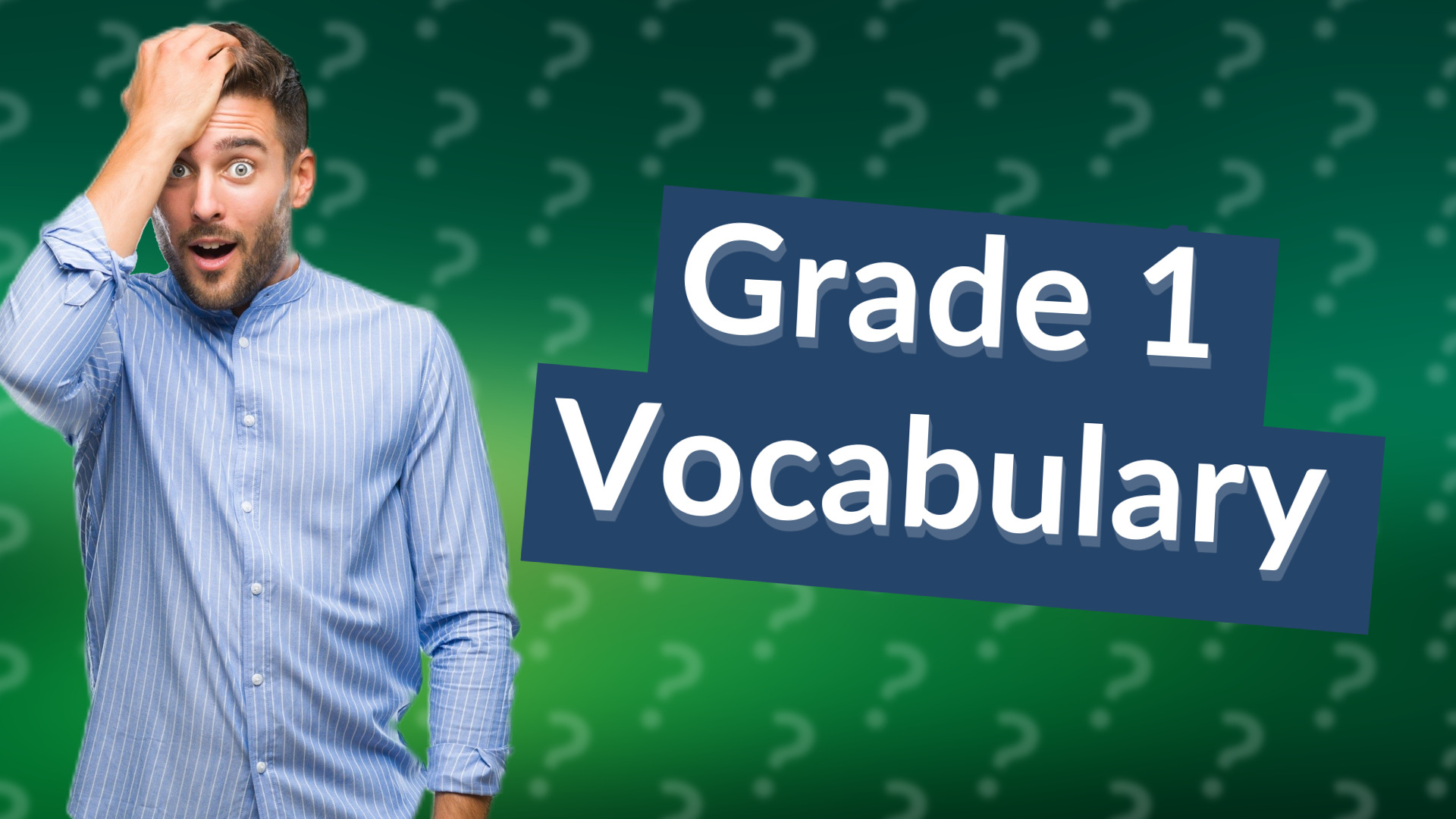Grade 1 Vocabulary