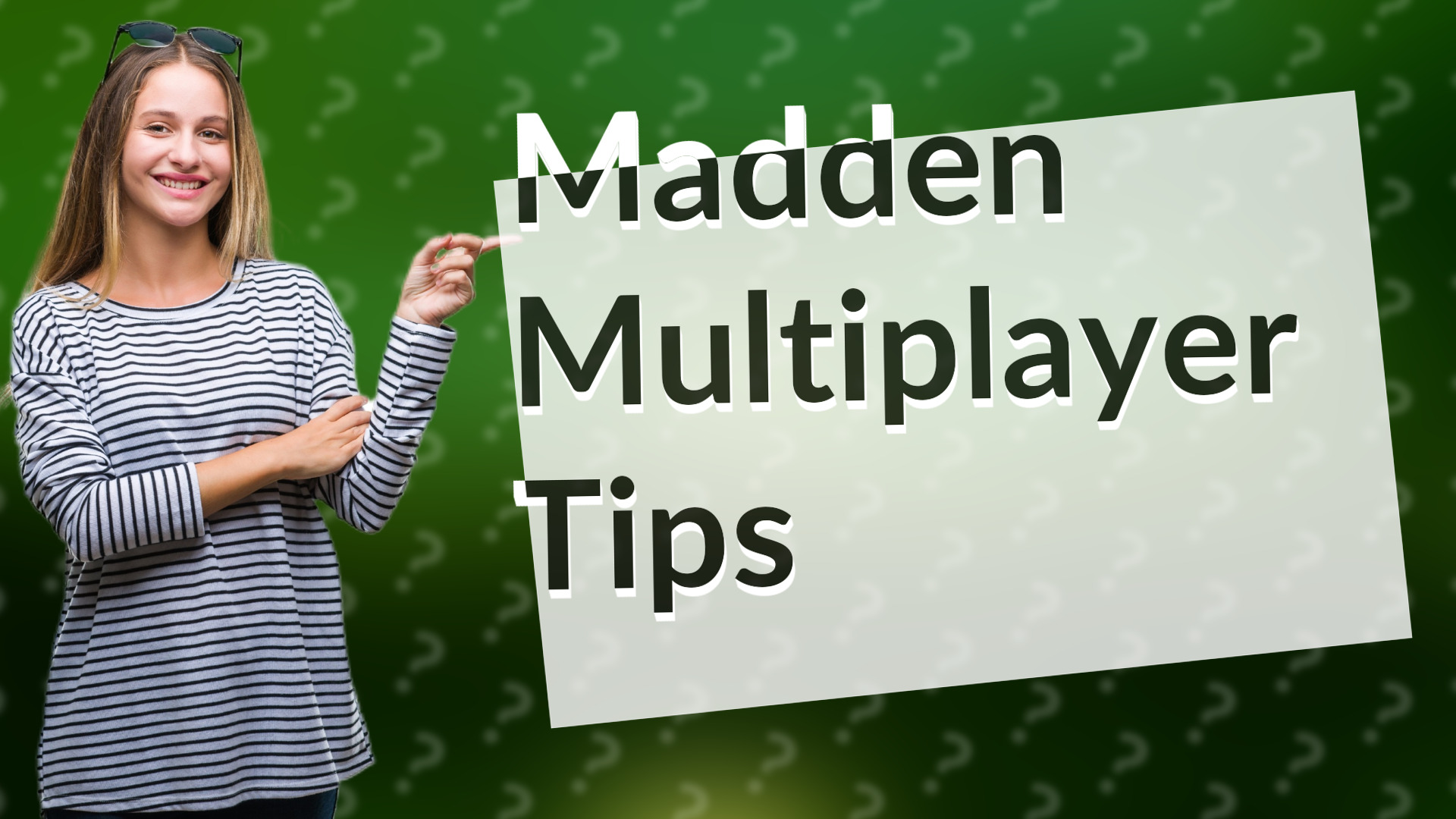 Madden Multiplayer Tips
