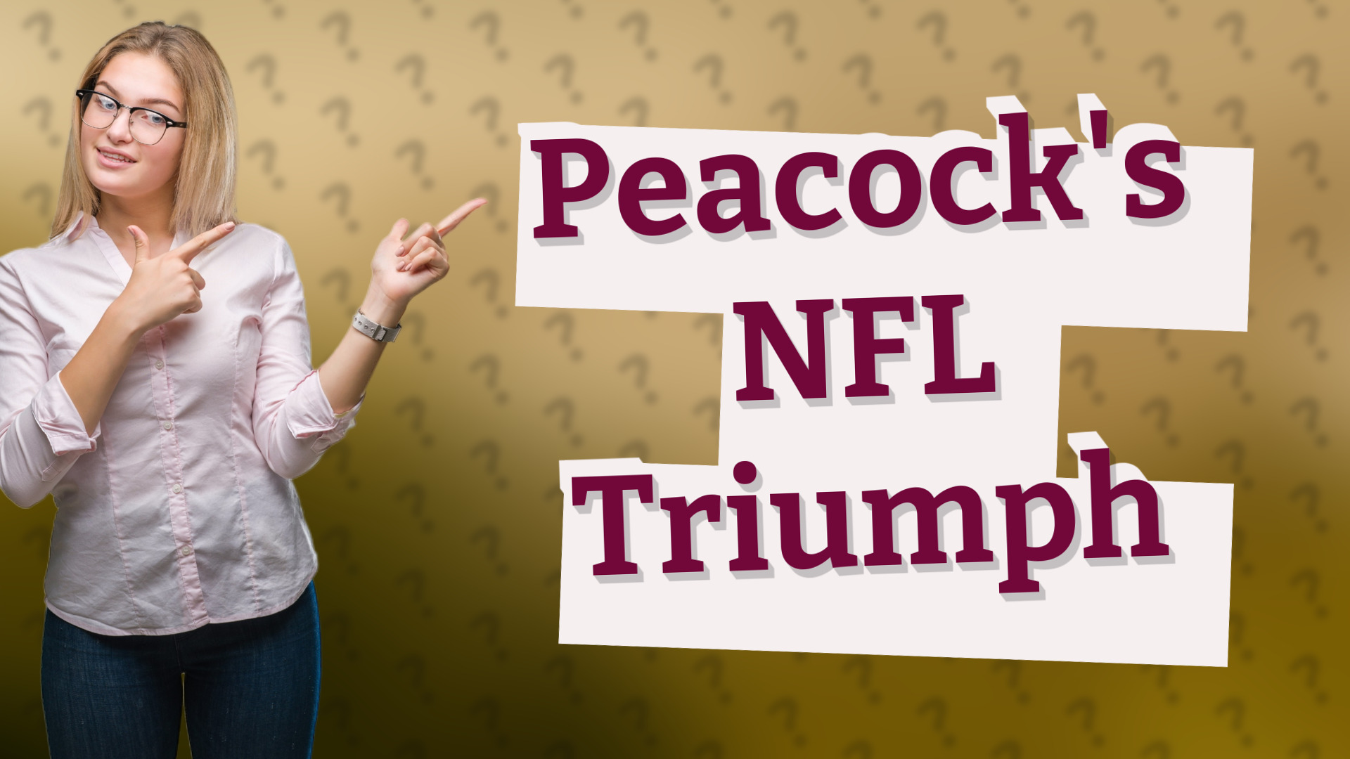 Peacock's NFL Triumph