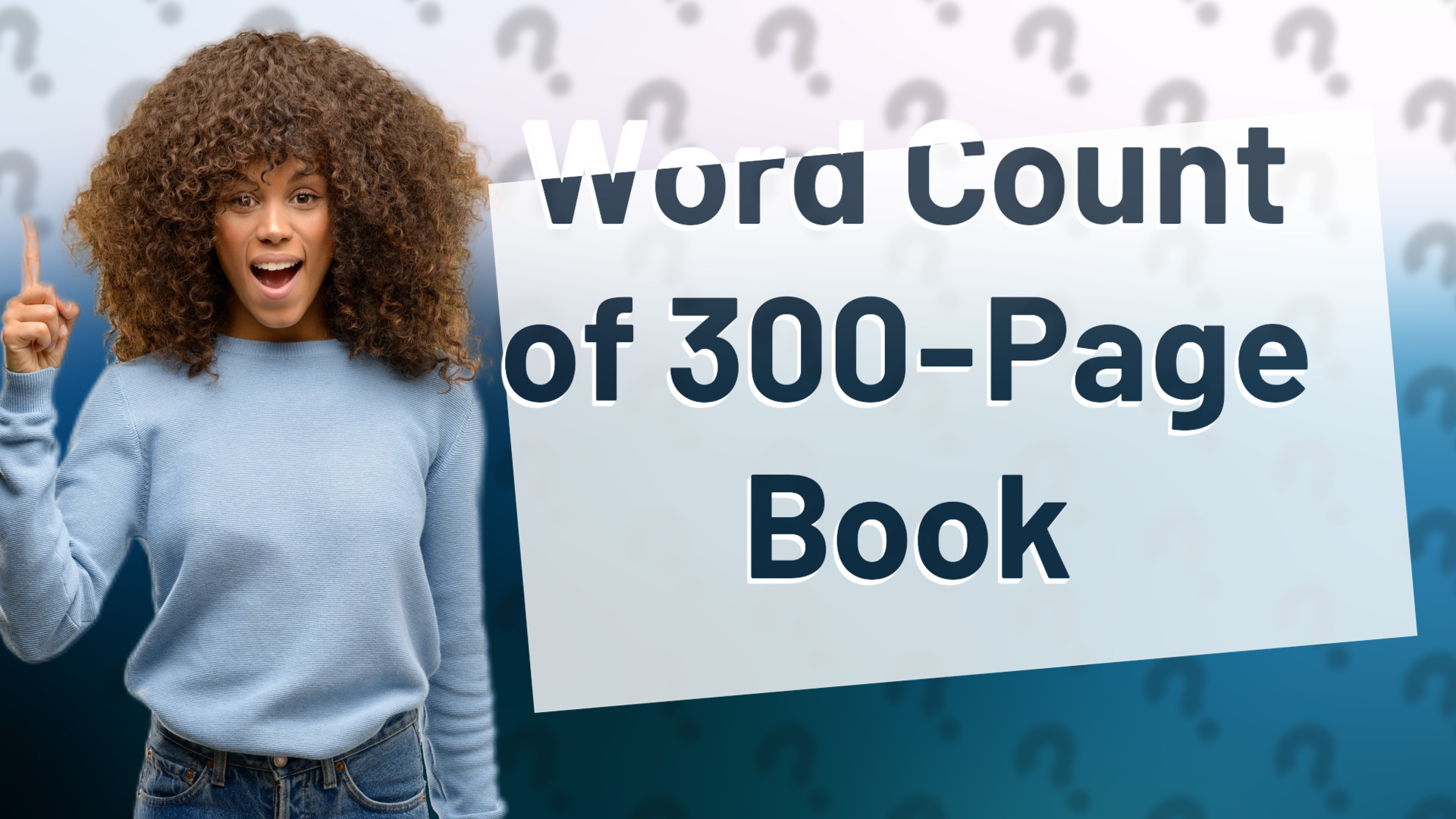 Word Count of 300-Page Book