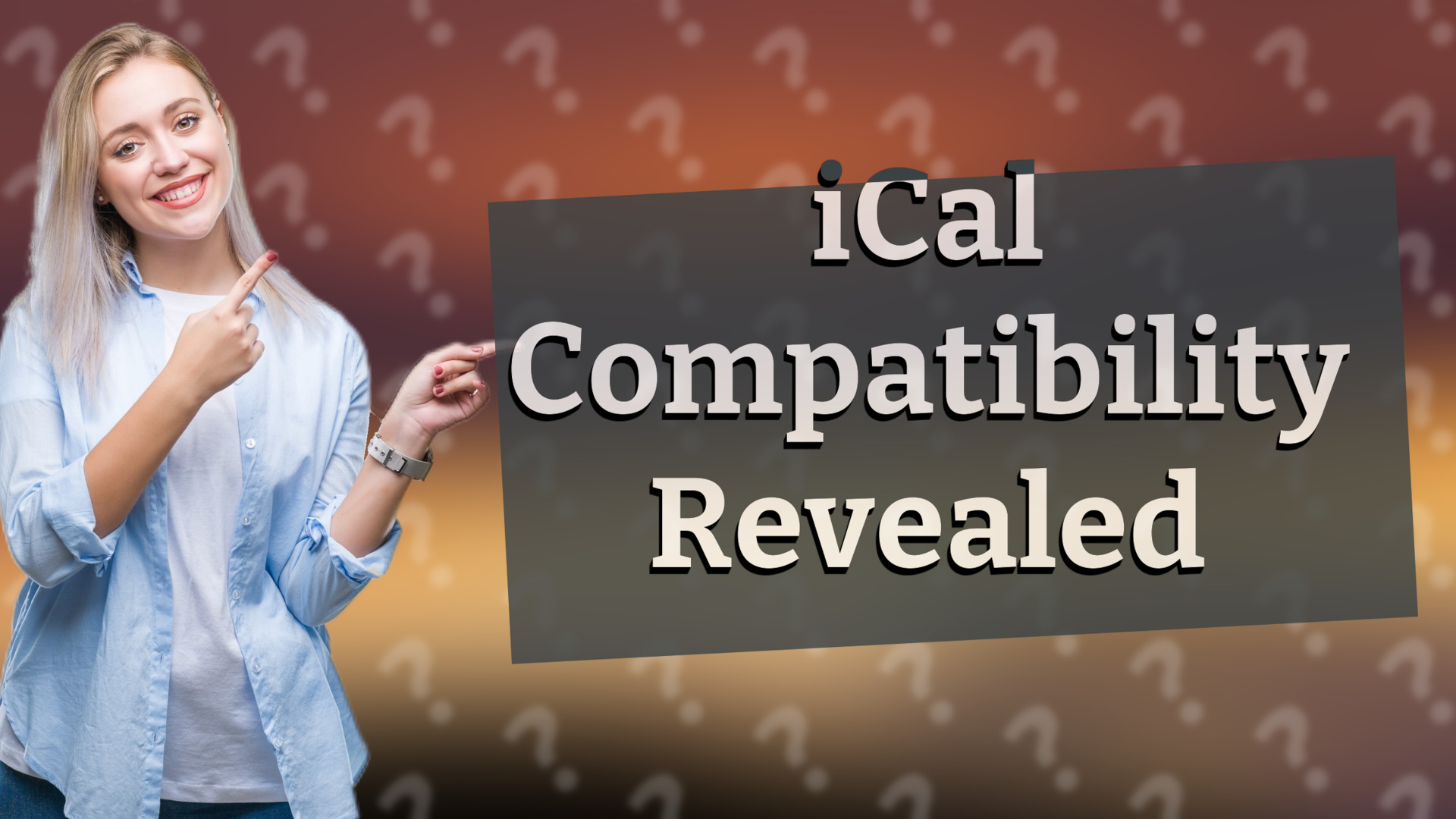 iCal Compatibility Revealed