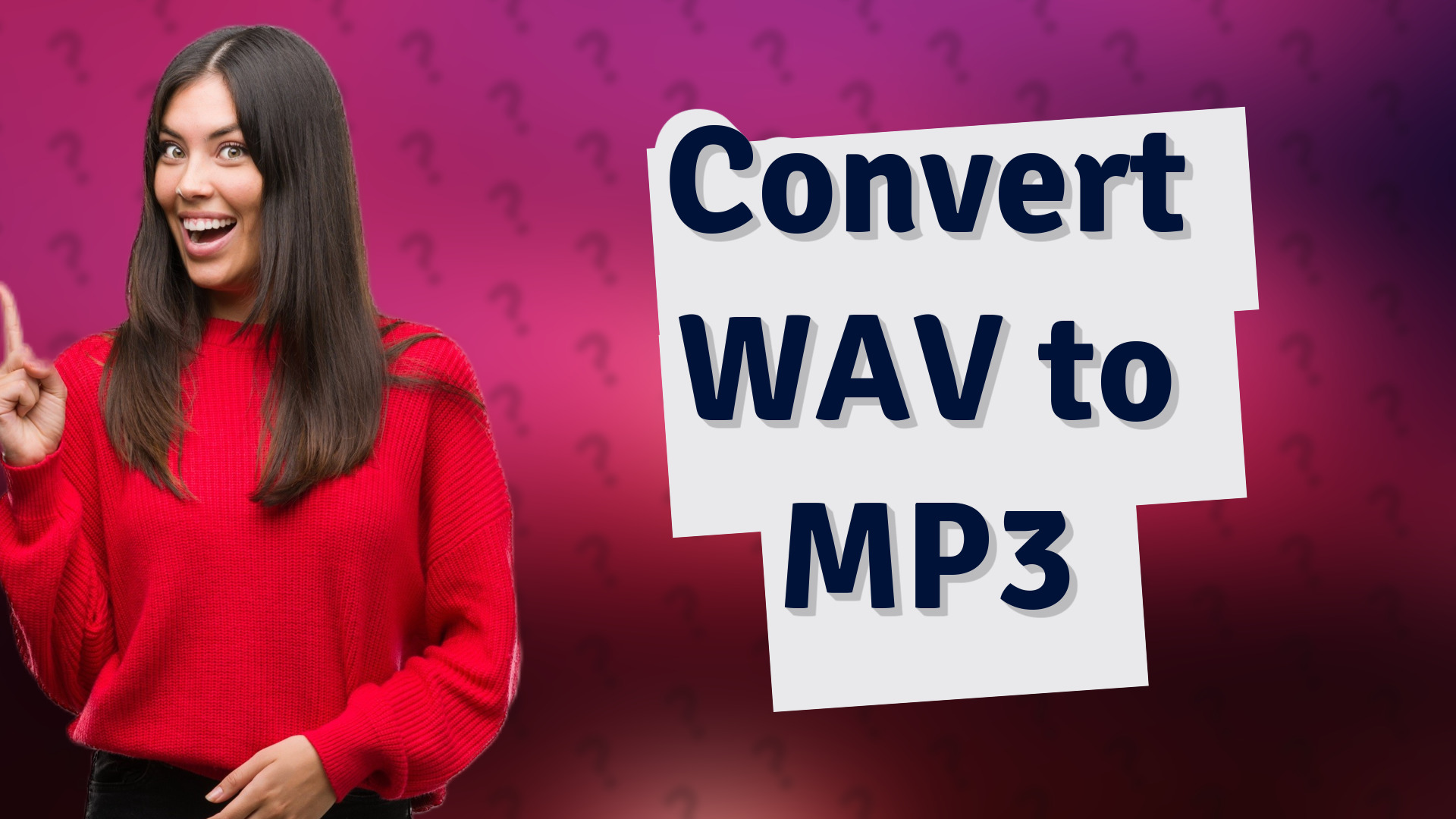 Convert WAV to MP3