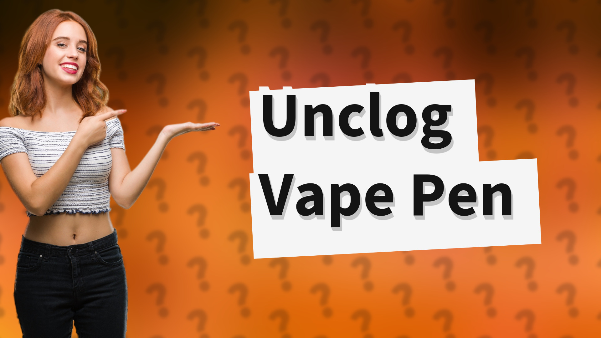 Unclog Vape Pen