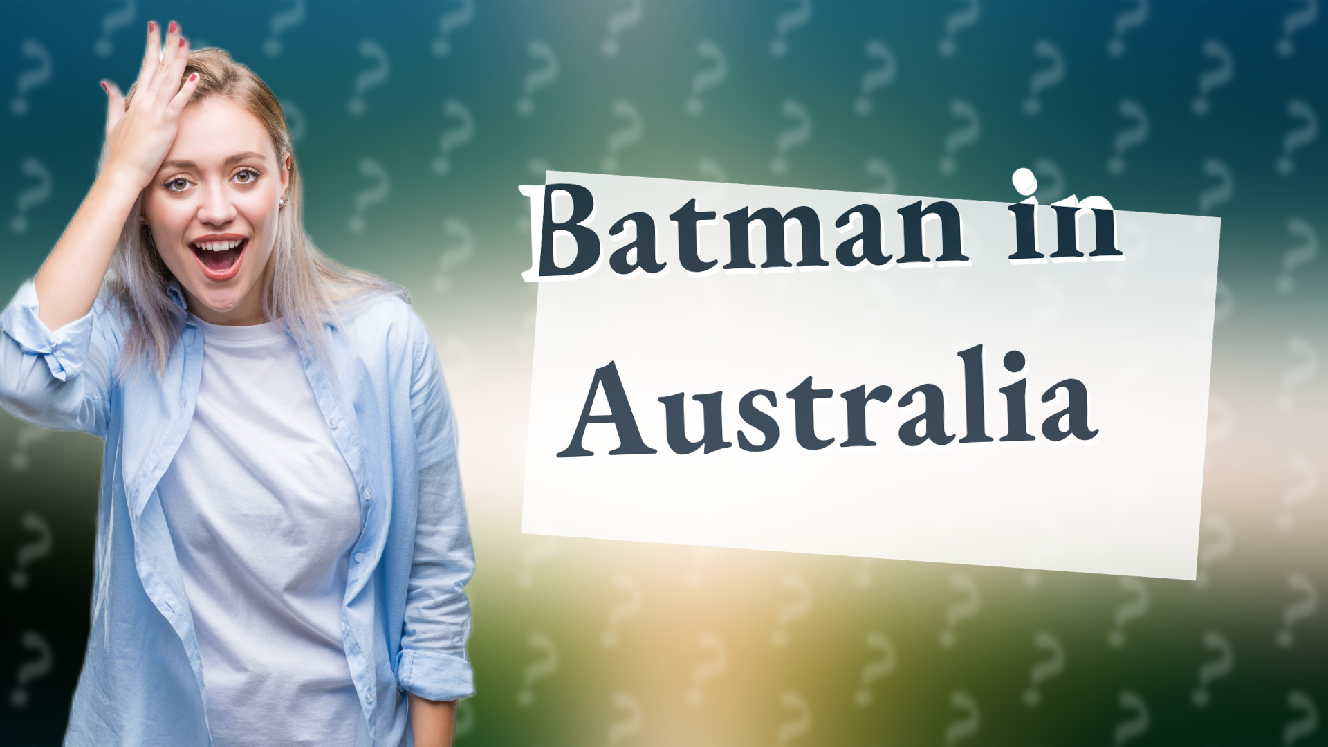 Batman in Australia