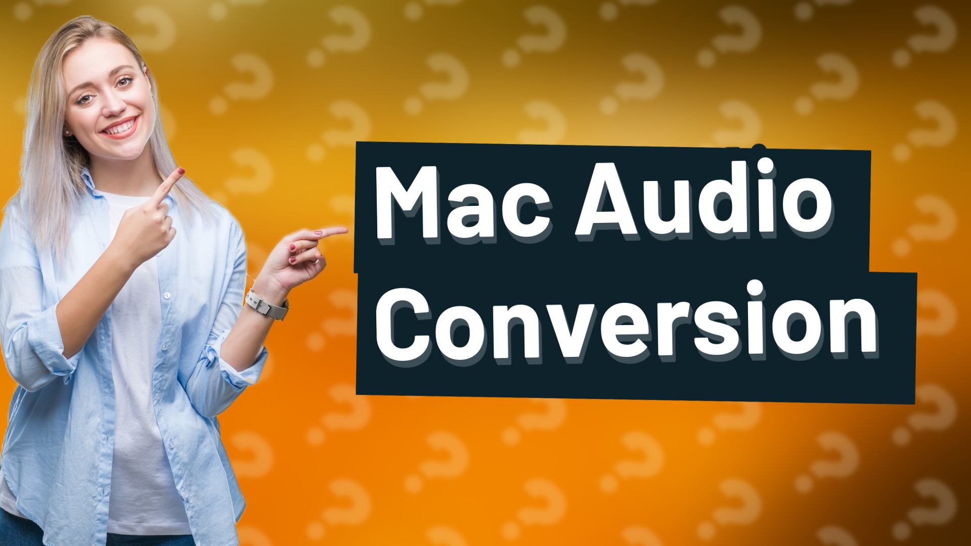 Mac Audio Conversion