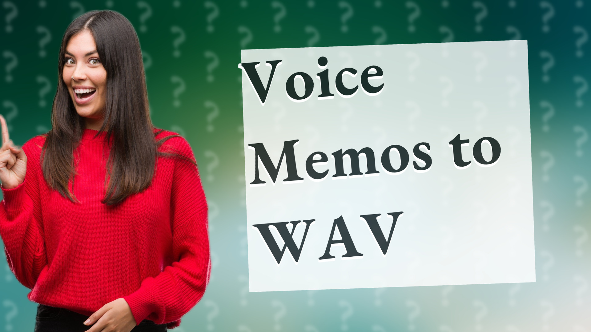 Voice Memos to WAV