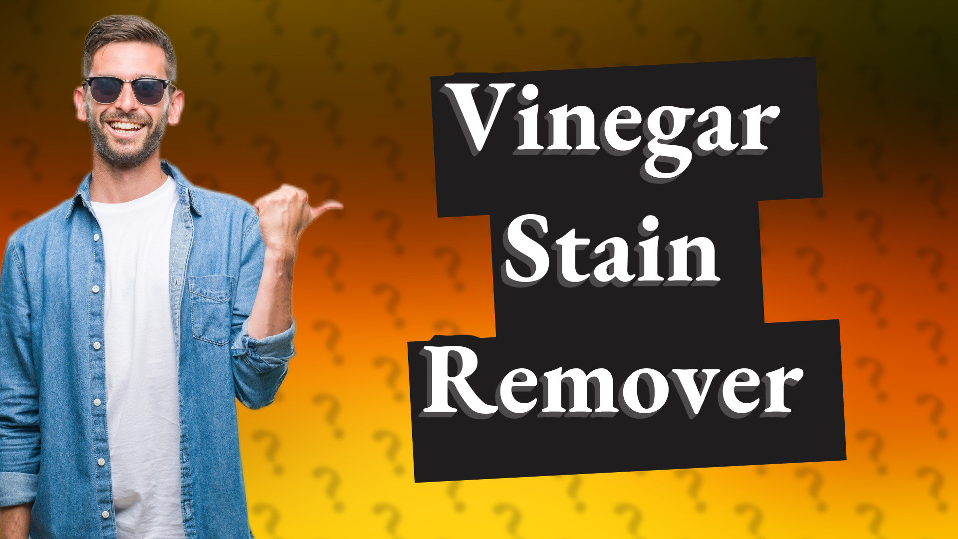 Vinegar Stain Remover