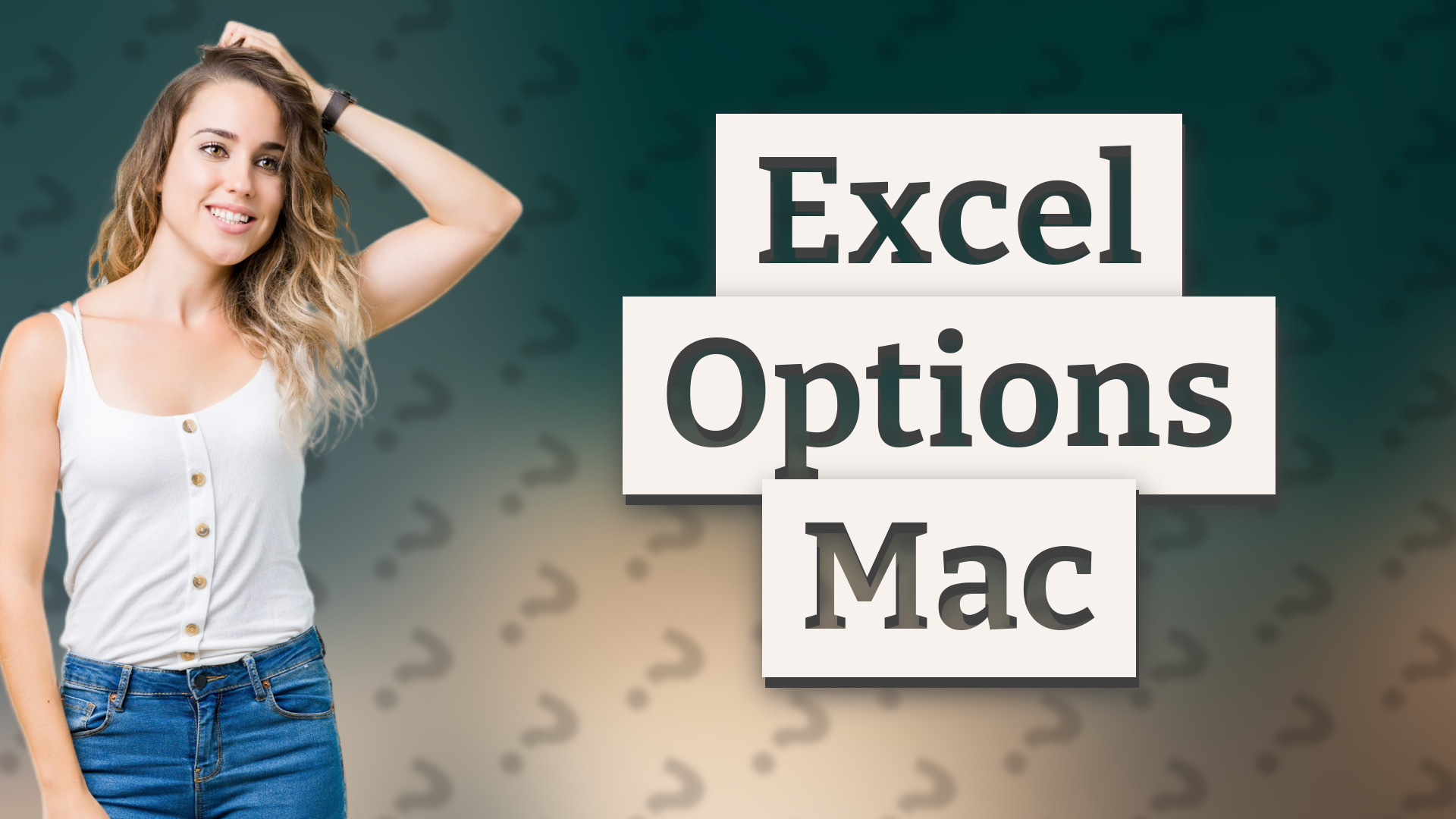 Excel Options Mac
