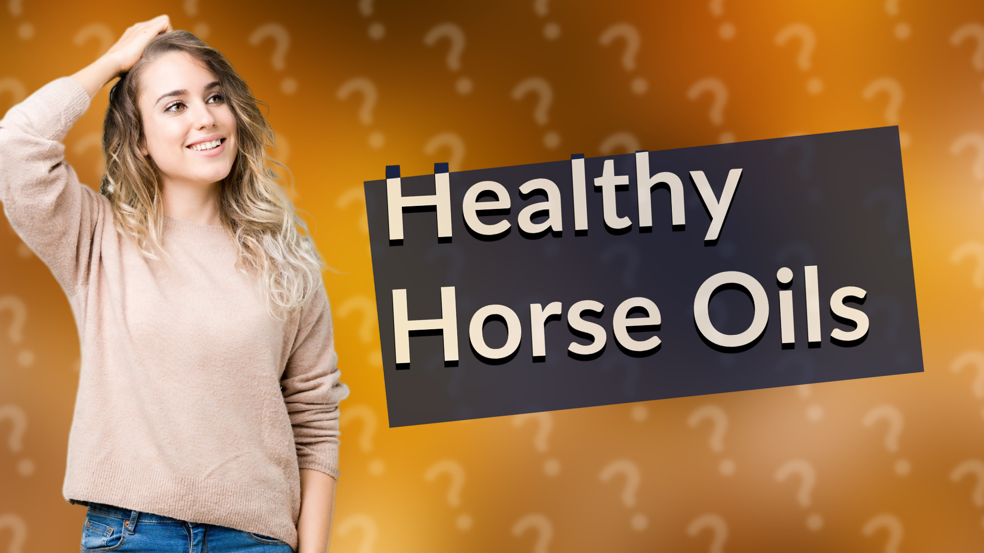 Healthy Horse Oils