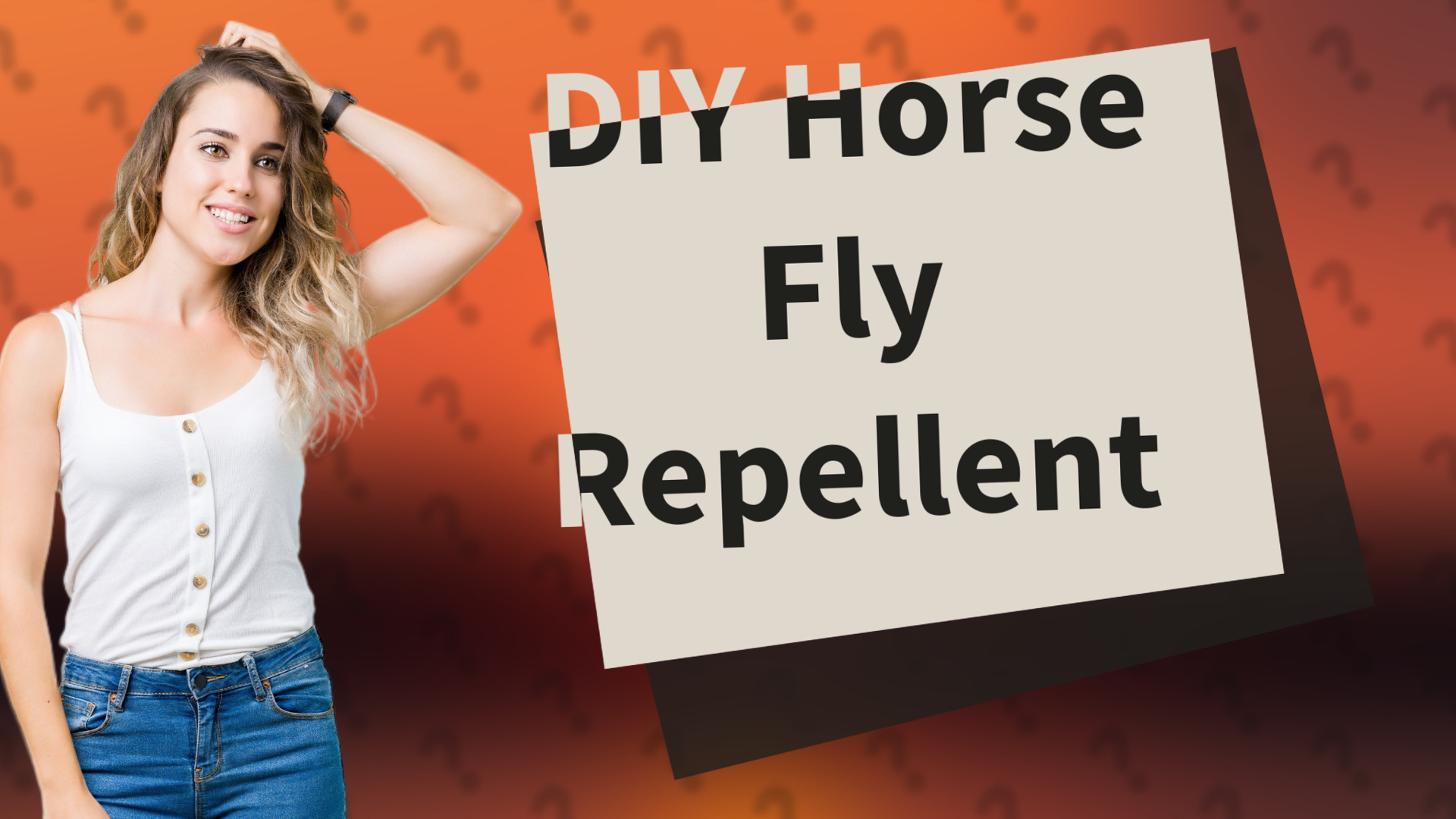 DIY Horse Fly Repellent