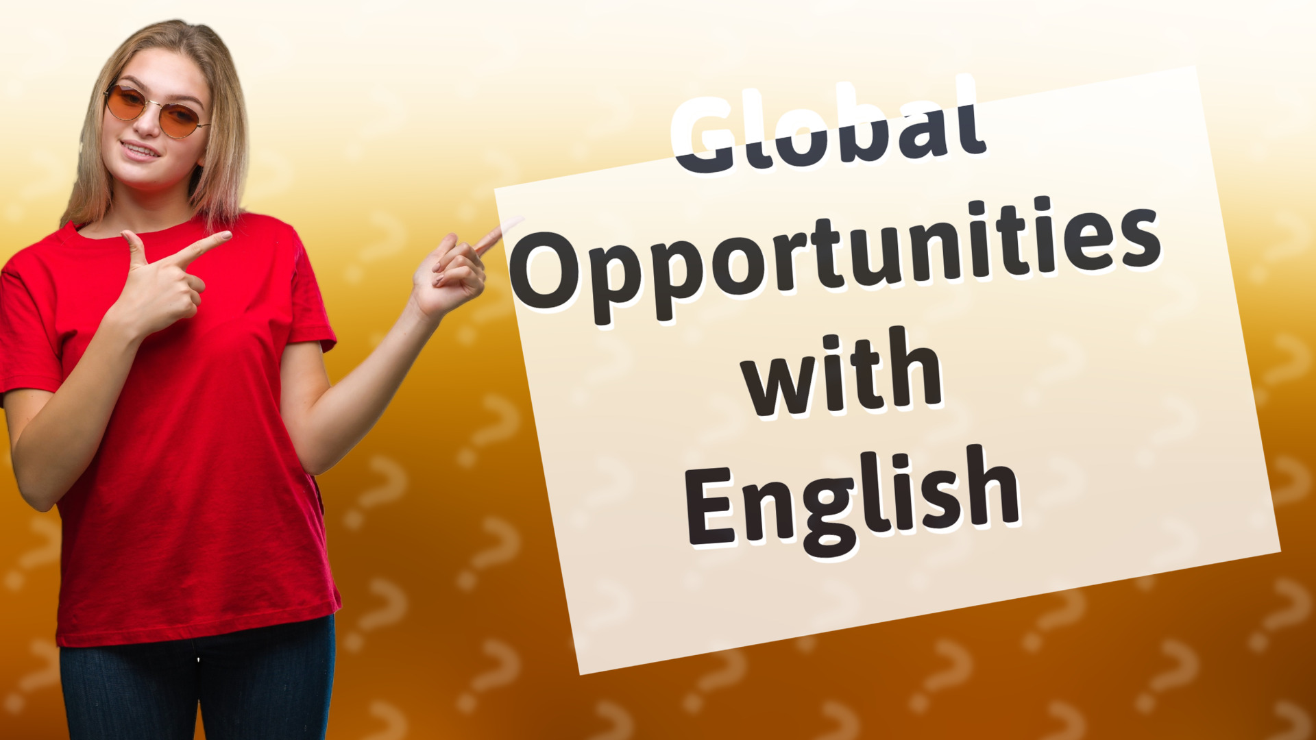 Global Opportunities with English