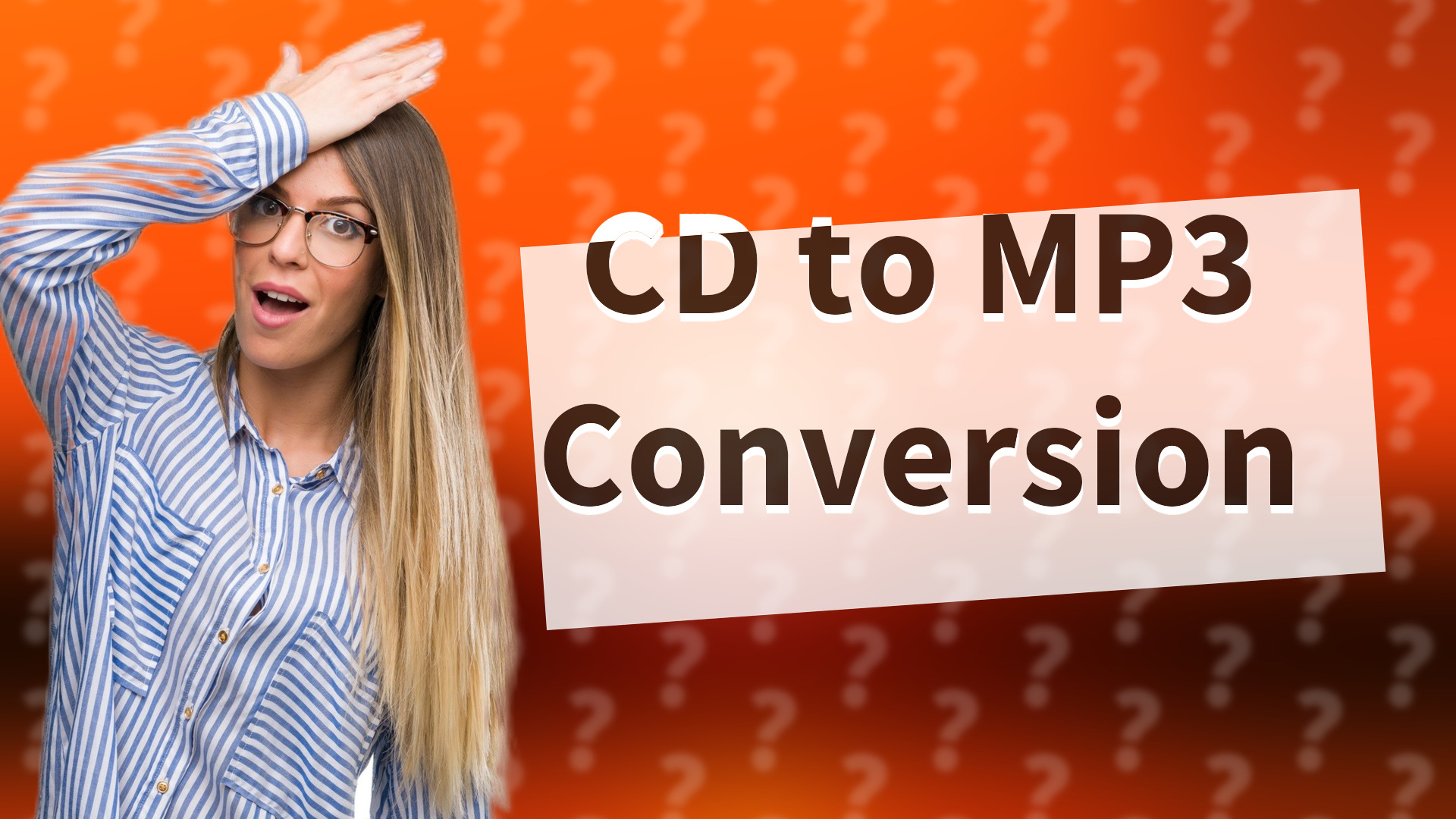 CD to MP3 Conversion