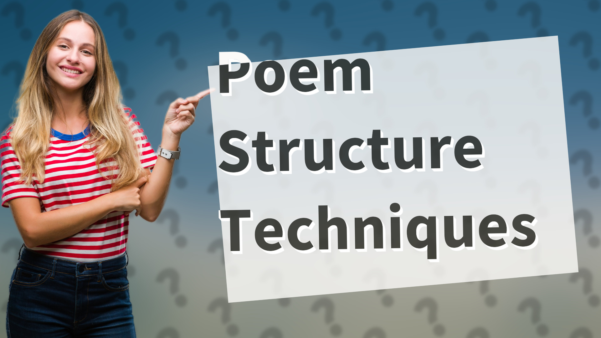 Poem Structure Techniques