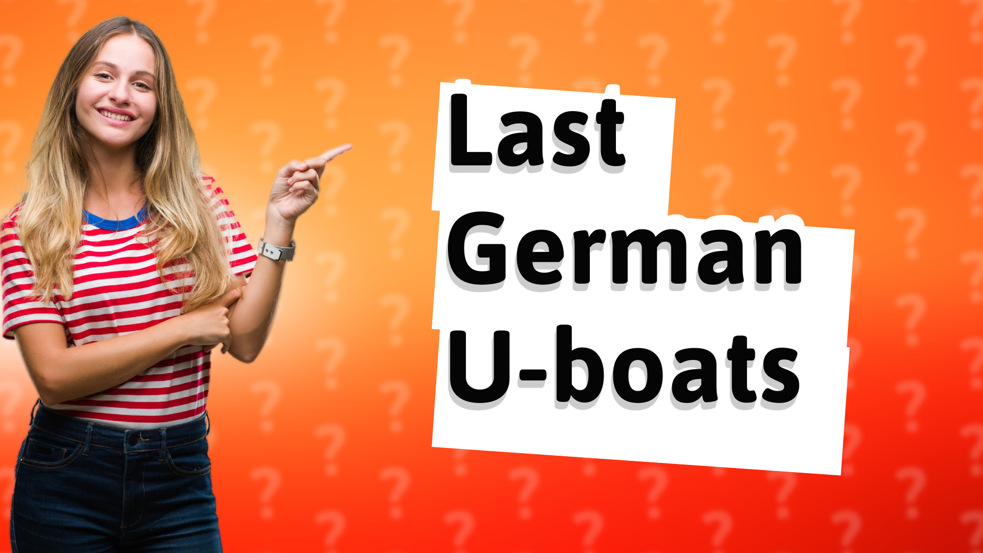 Last German U-boats