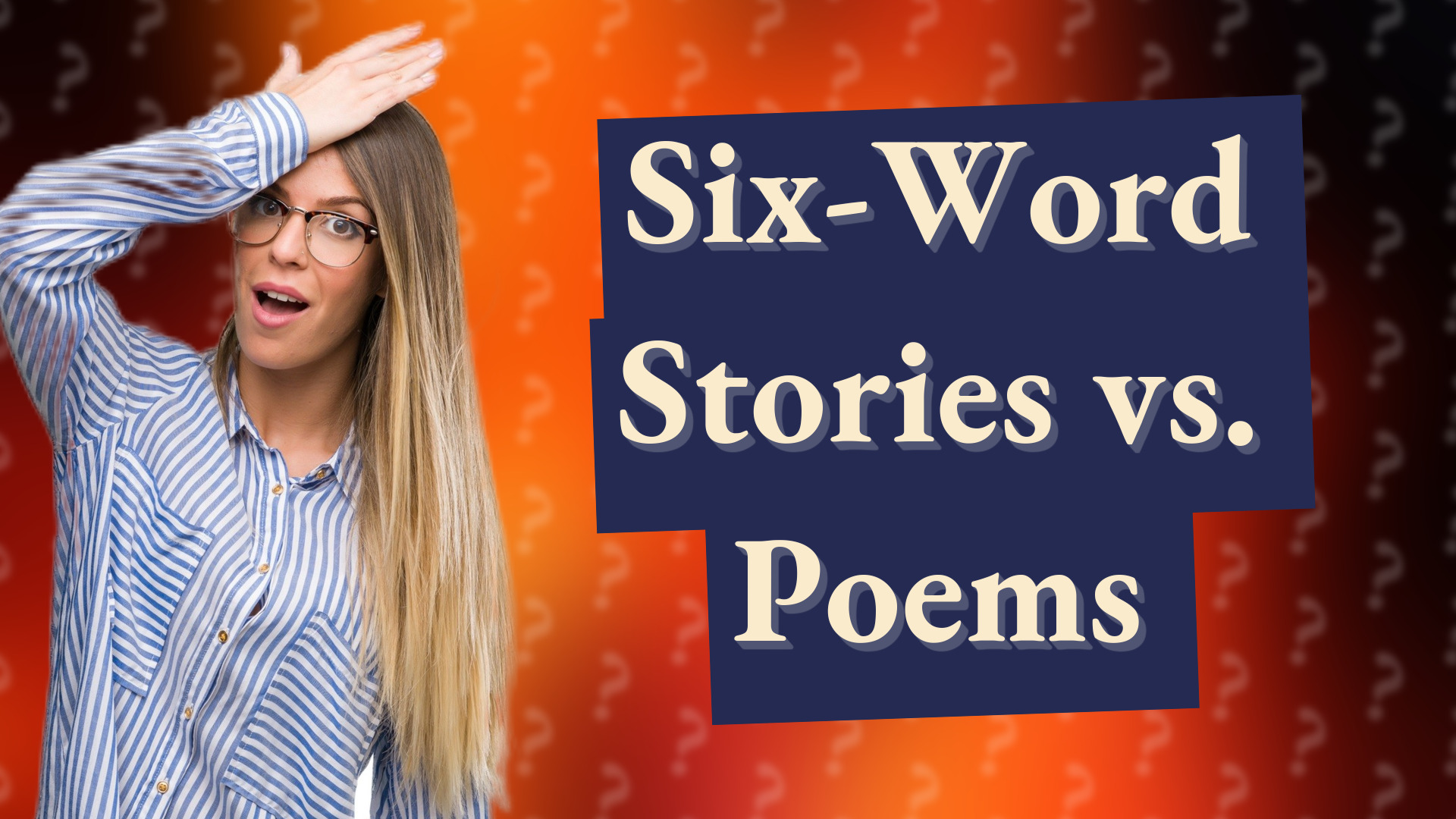 Six-Word Stories vs. Poems