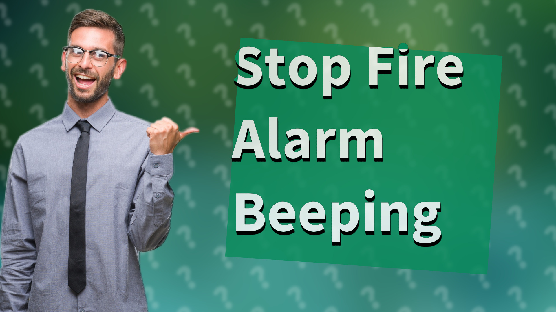 Stop Fire Alarm Beeping