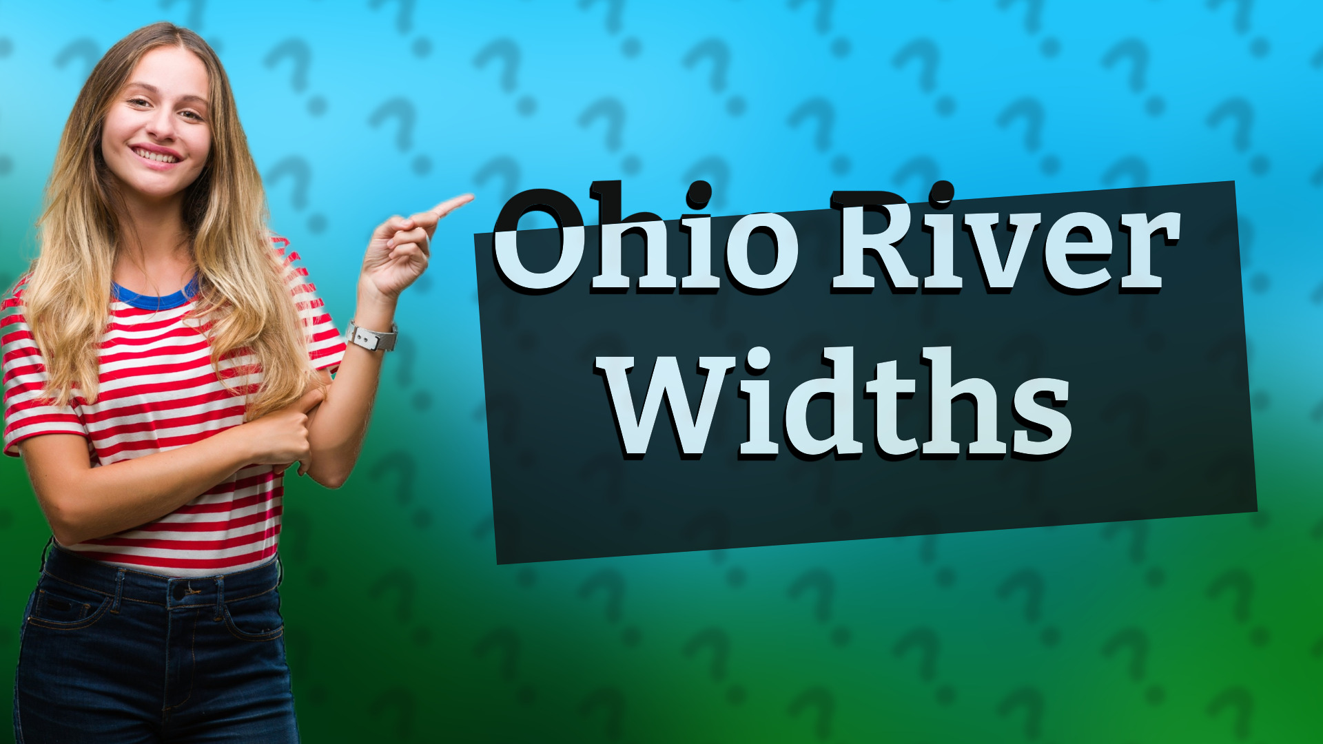 Ohio River Widths