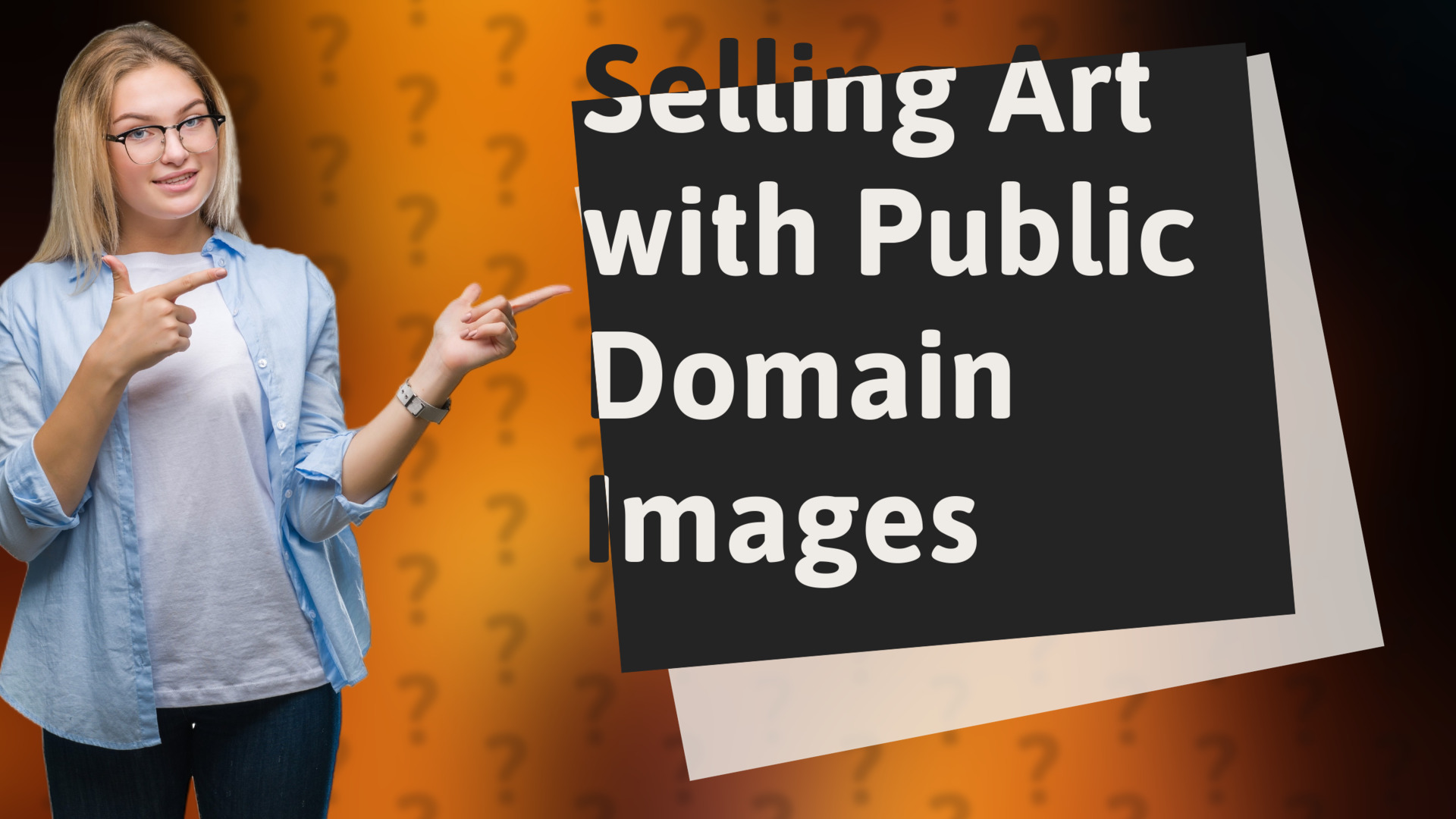 Selling Art with Public Domain Images