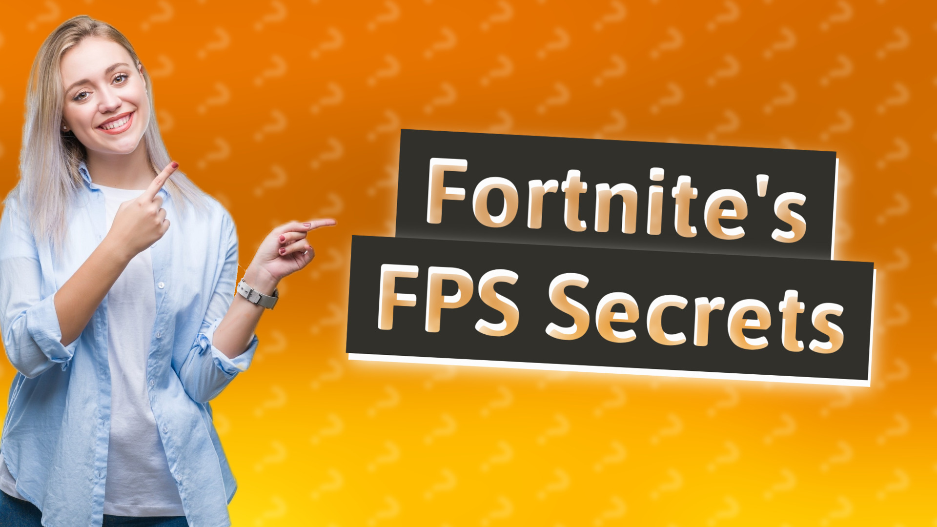 Fortnite's FPS Secrets