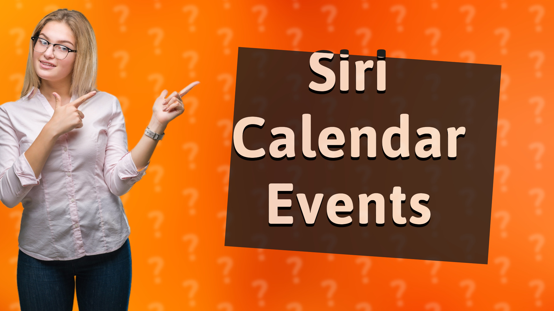 Siri Calendar Events