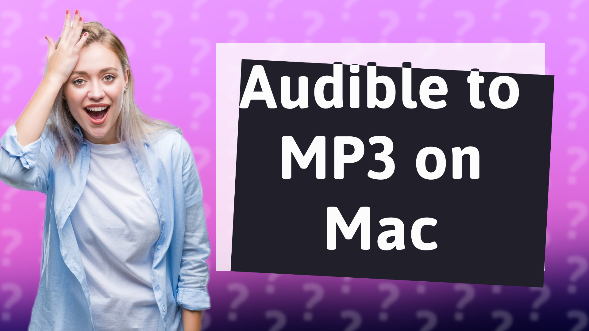 Audible to MP3 on Mac