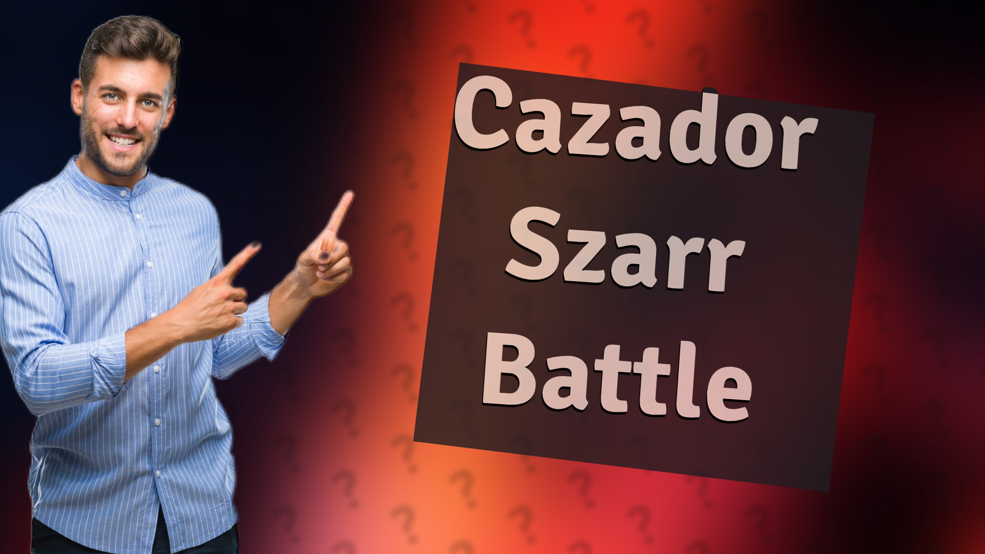 Cazador Szarr Battle