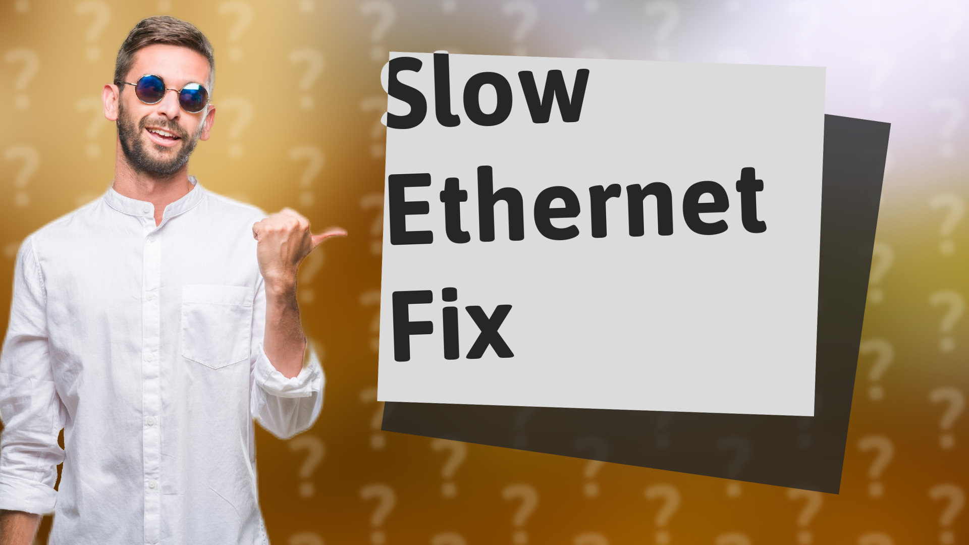 Slow Ethernet Fix