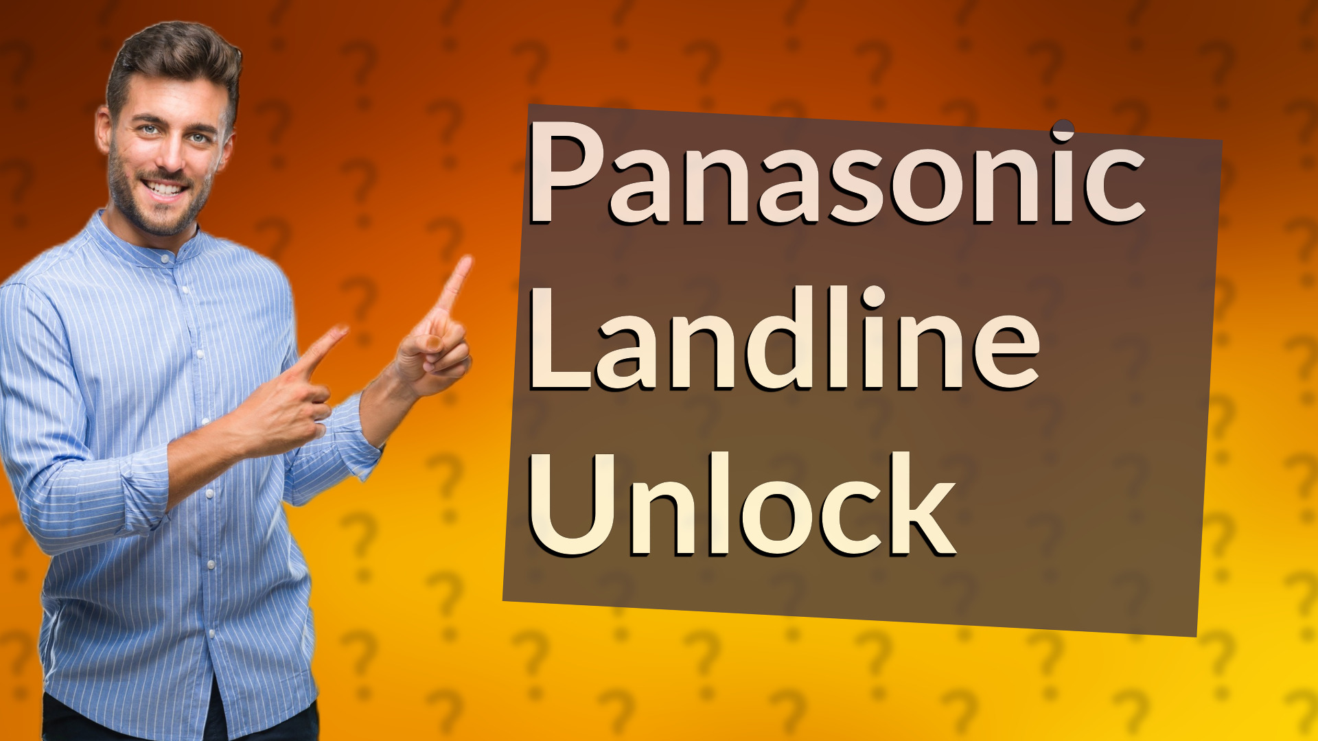 Panasonic Landline Unlock
