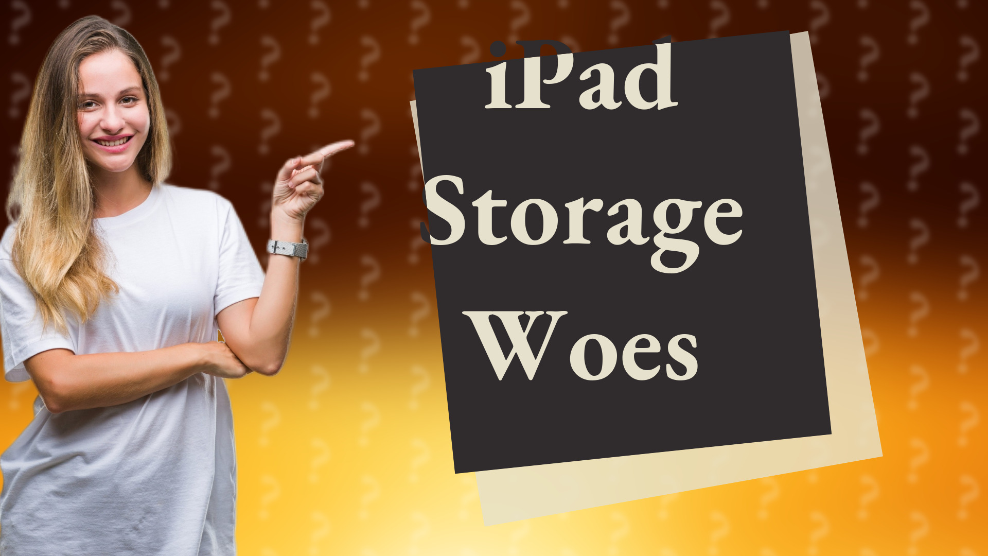 iPad Storage Woes