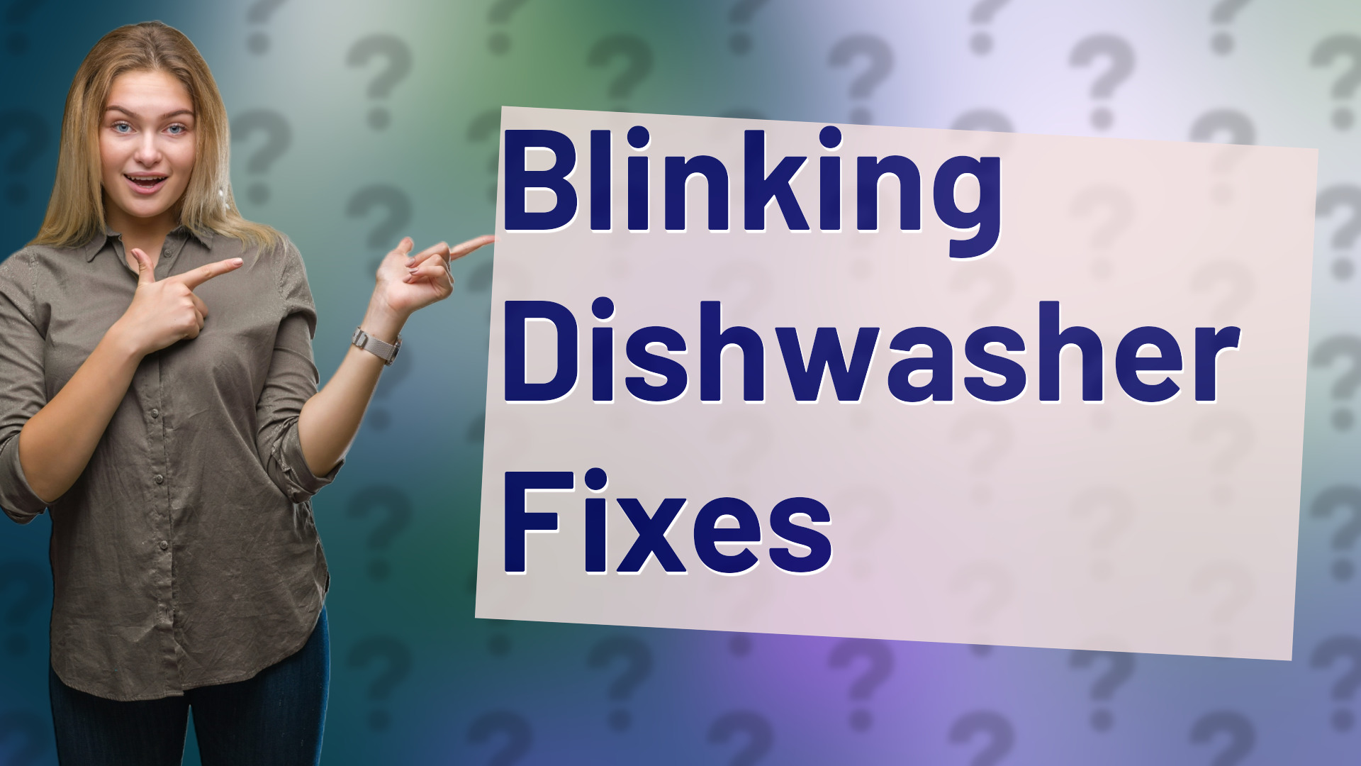 Blinking Dishwasher Fixes