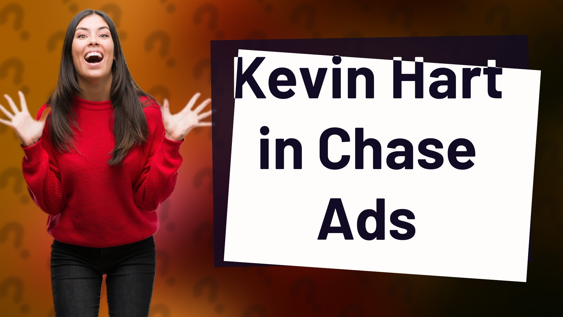 Kevin Hart in Chase Ads