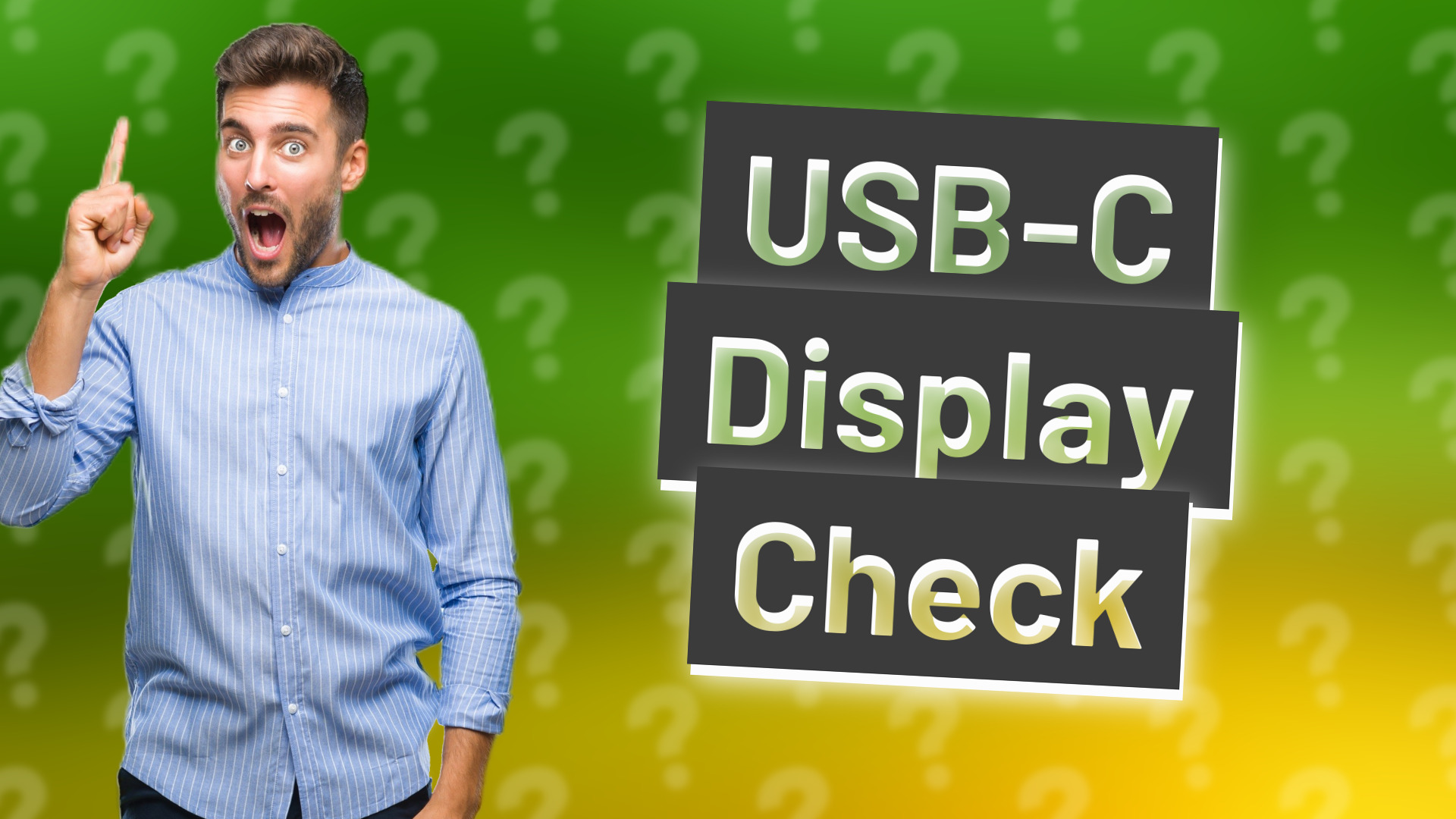 USB-C Display Check