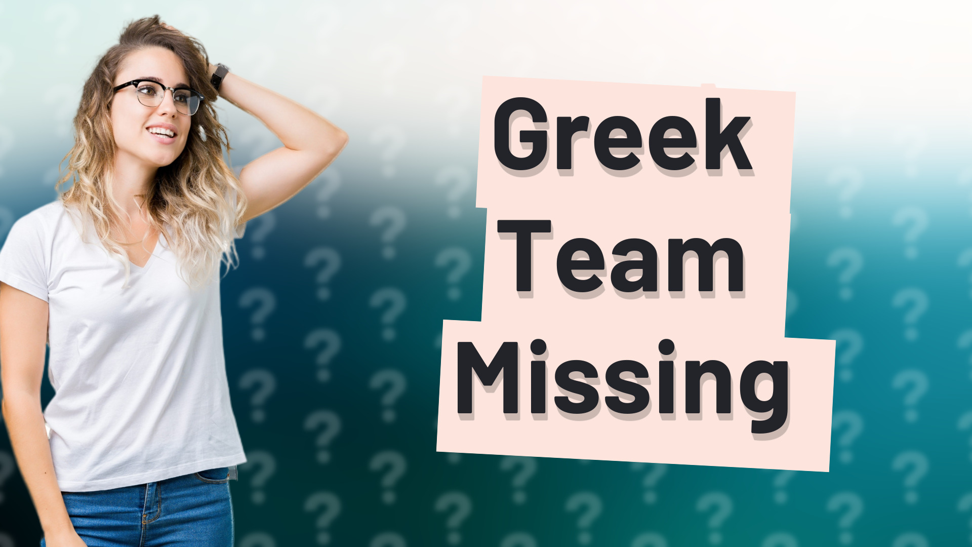 Greek Team Missing