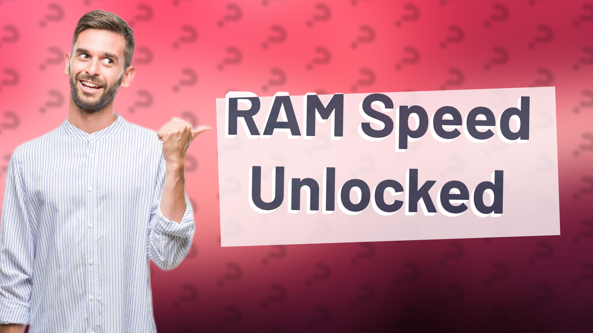 RAM Speed Unlocked