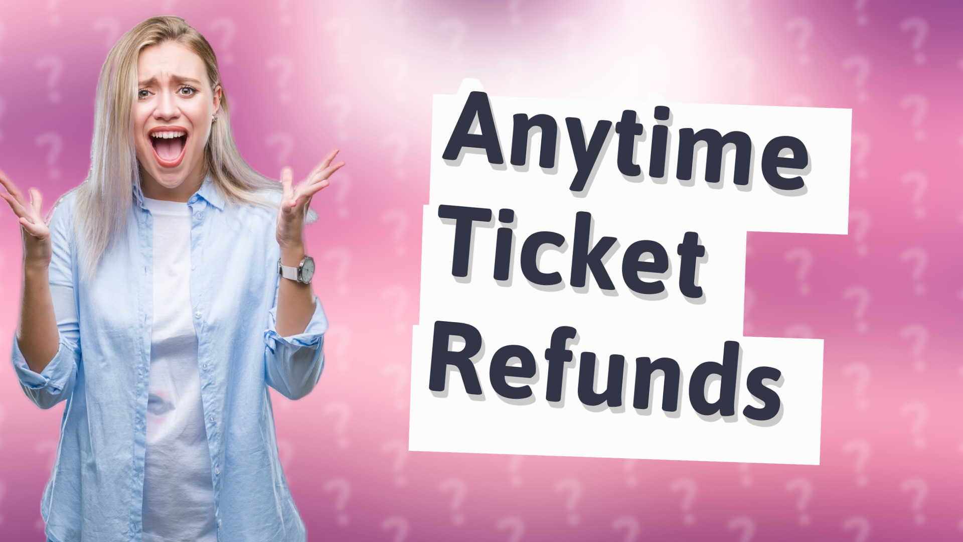 Anytime Ticket Refunds