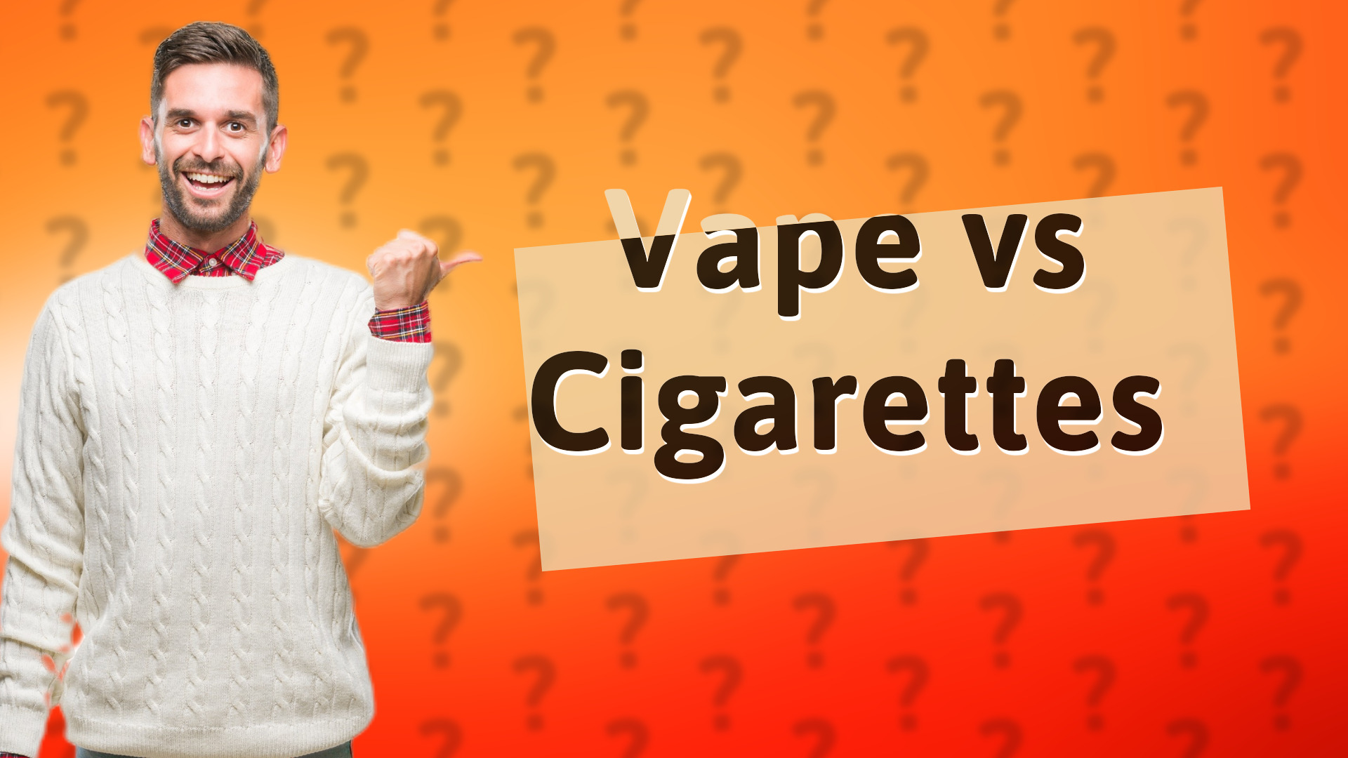 Vape vs Cigarettes