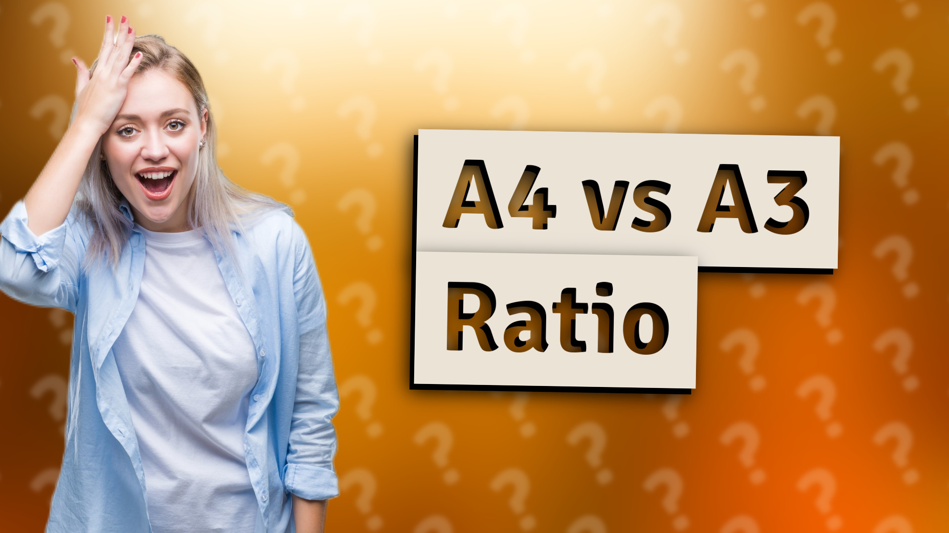 A4 vs A3 Ratio