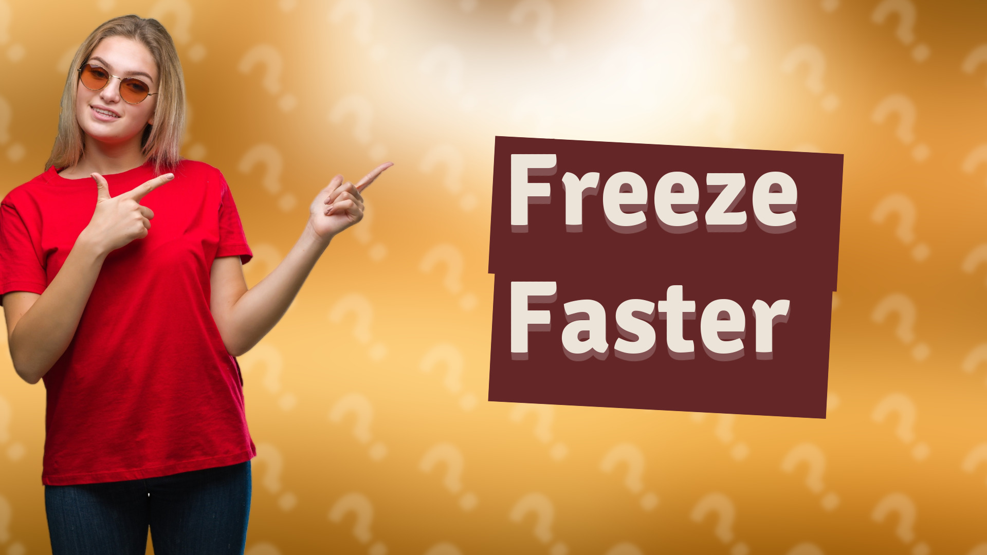 Freeze Faster