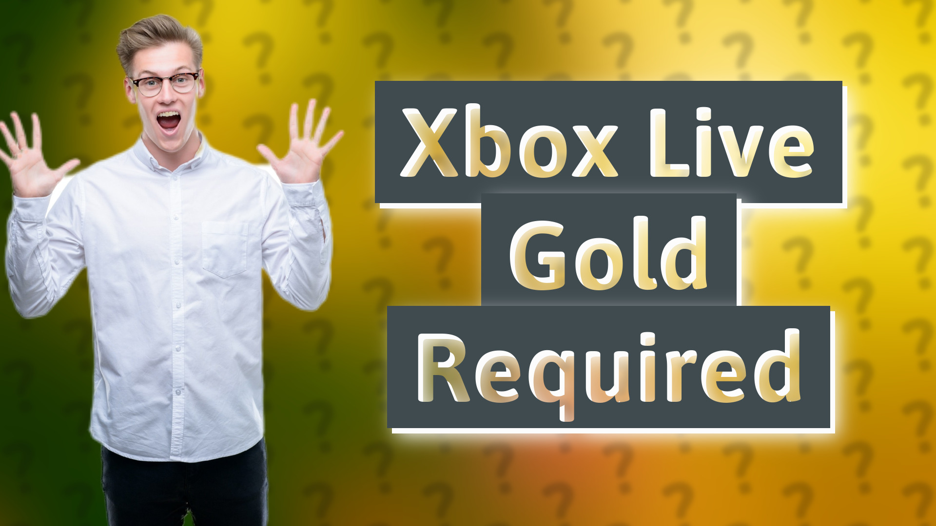 Xbox Live Gold Required