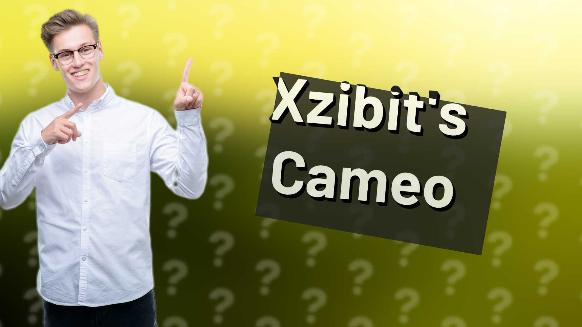 Xzibit's Cameo