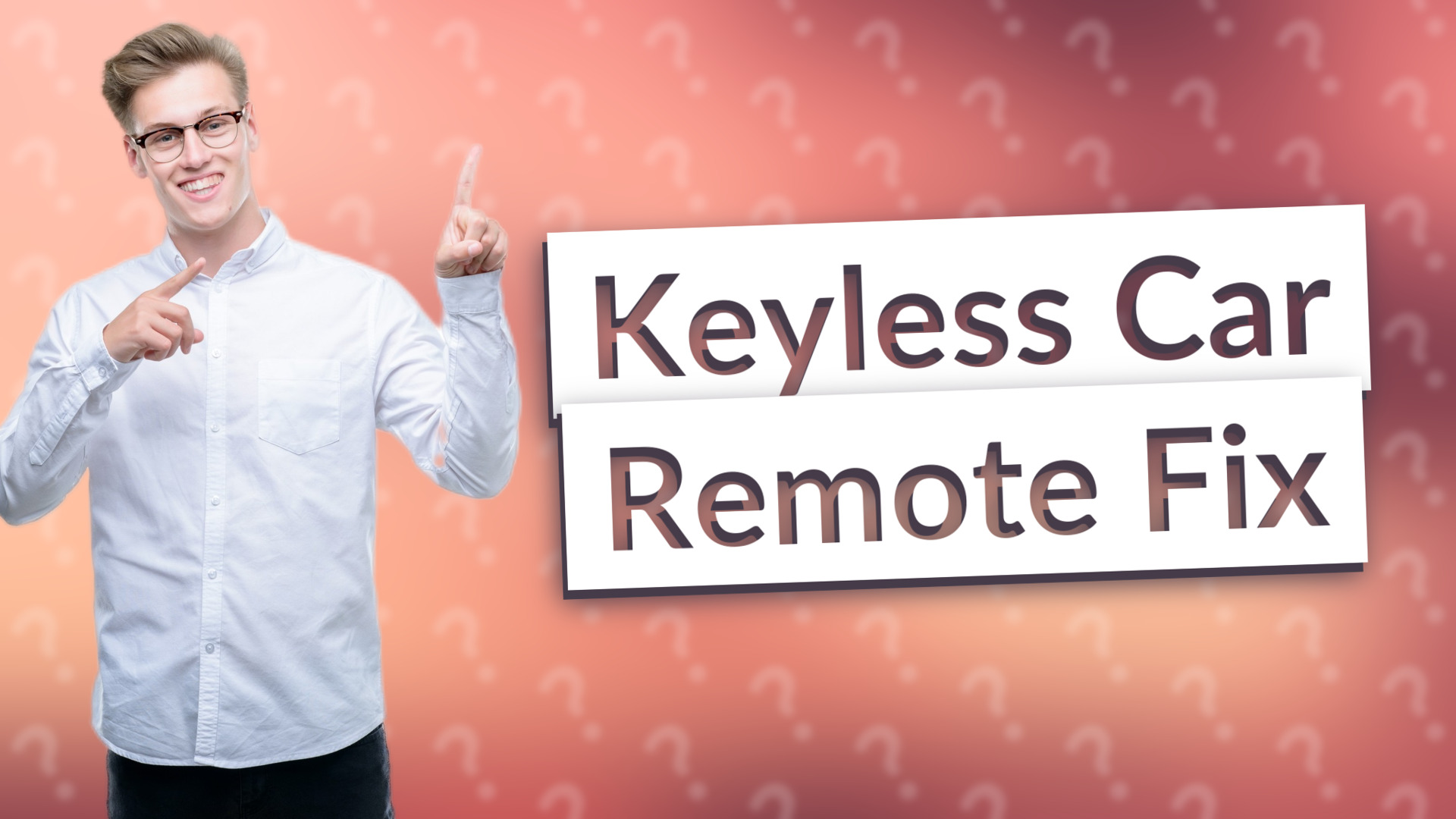 Keyless Car Remote Fix
