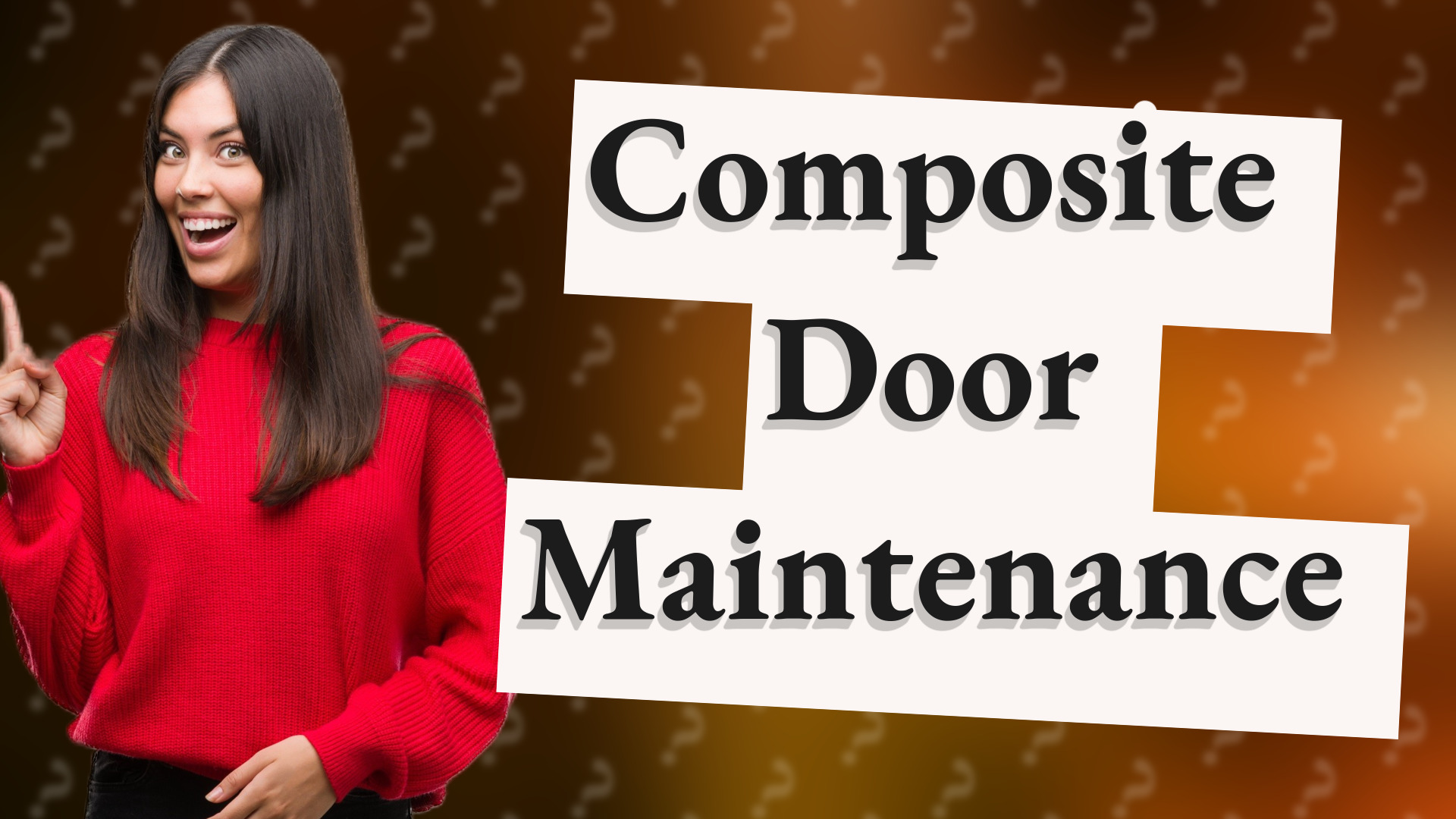 Composite Door Maintenance