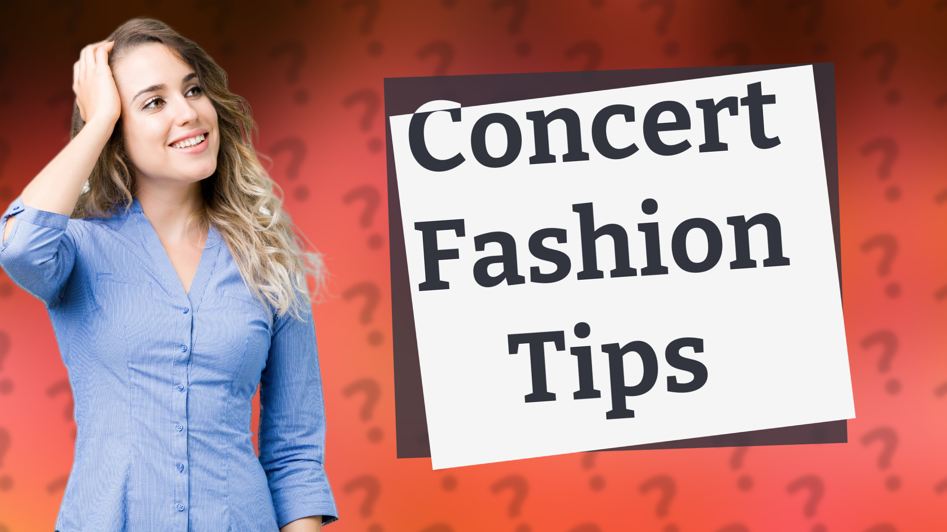 Concert Fashion Tips
