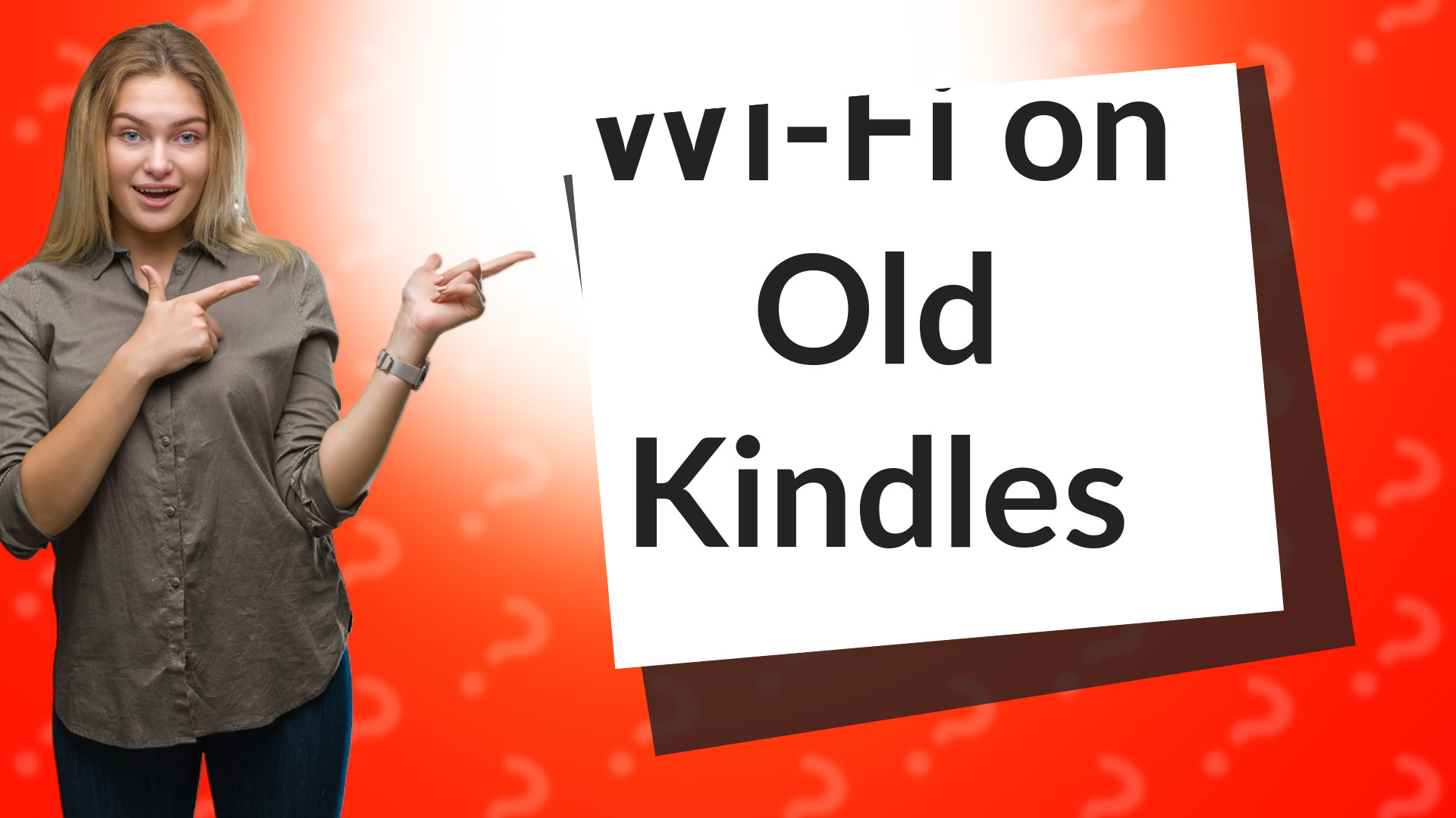 Wi-Fi on Old Kindles