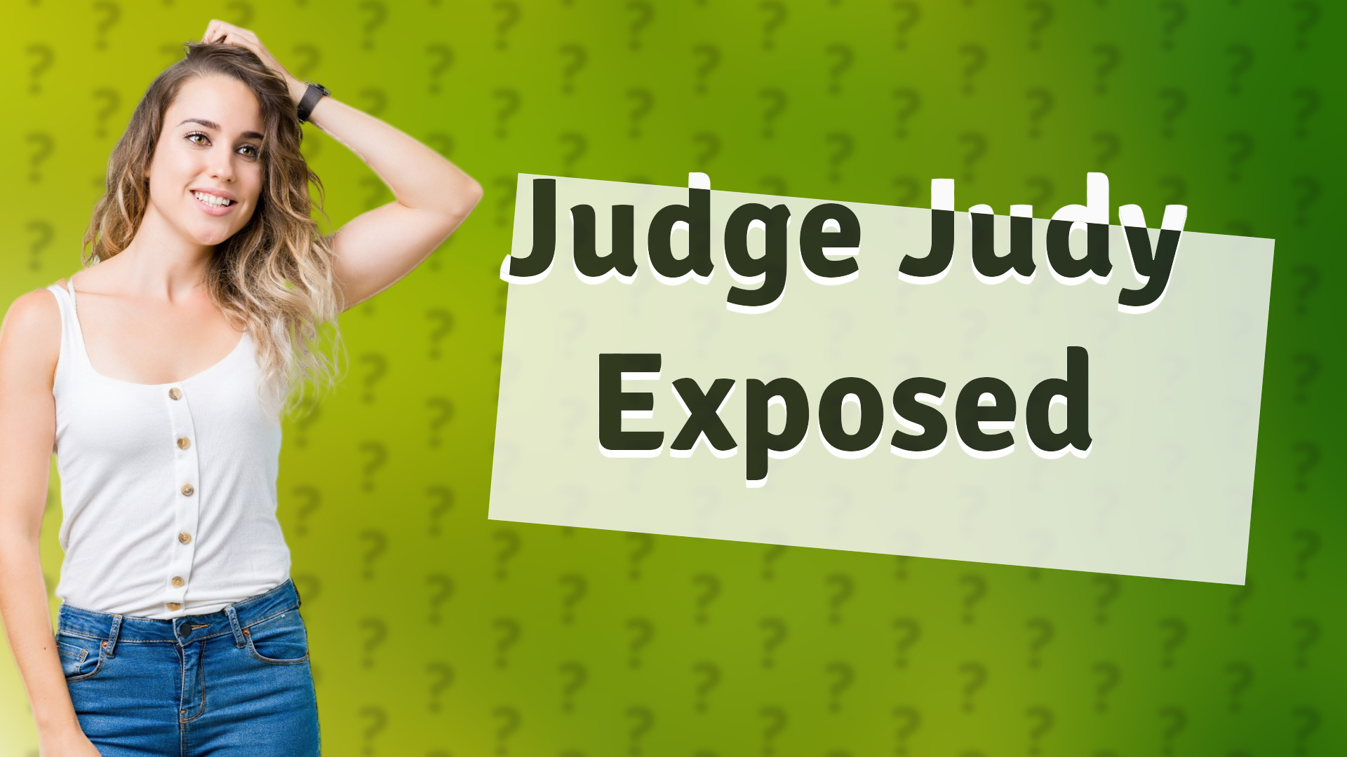 Judge Judy Exposed