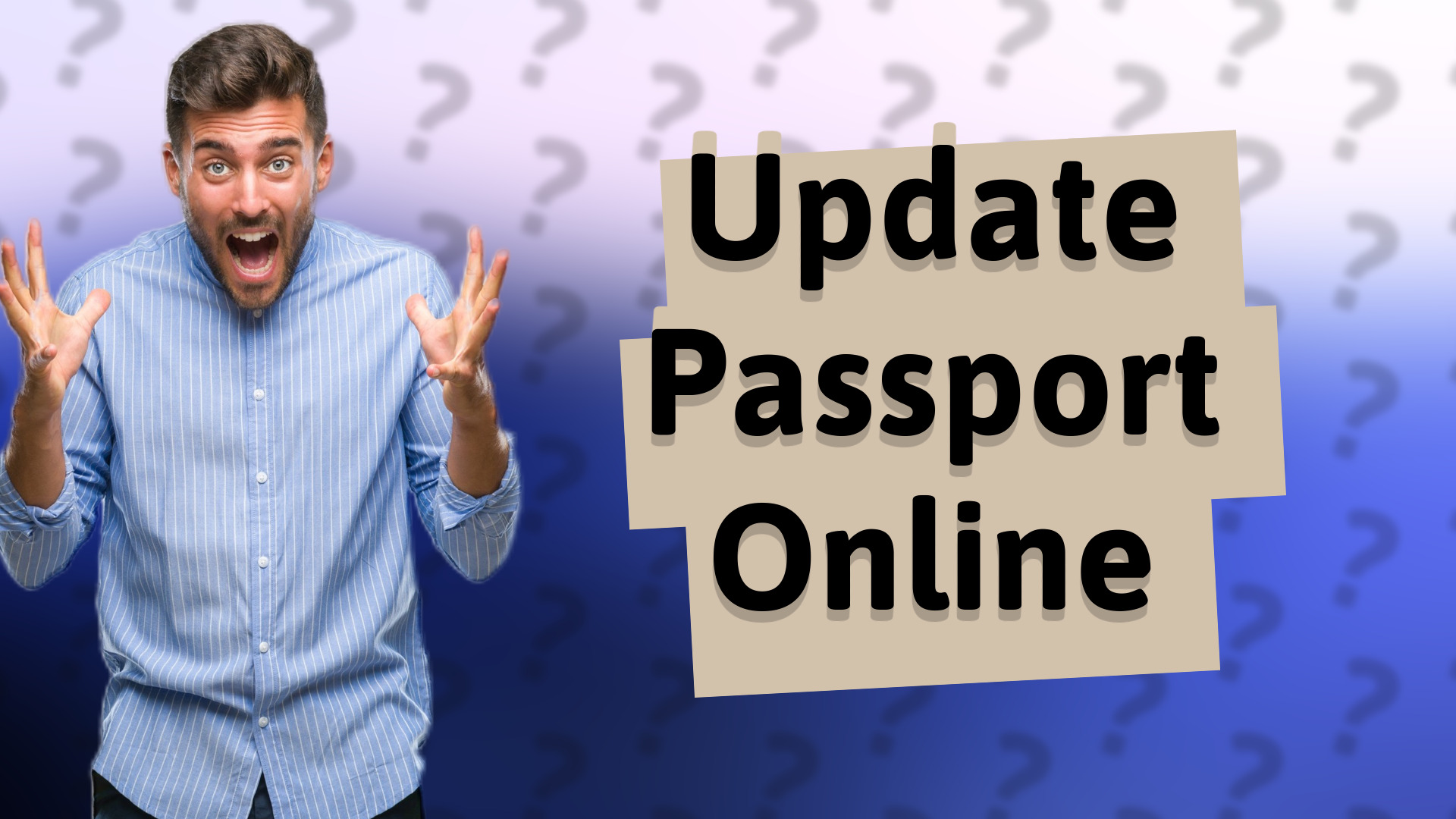 Update Passport Online