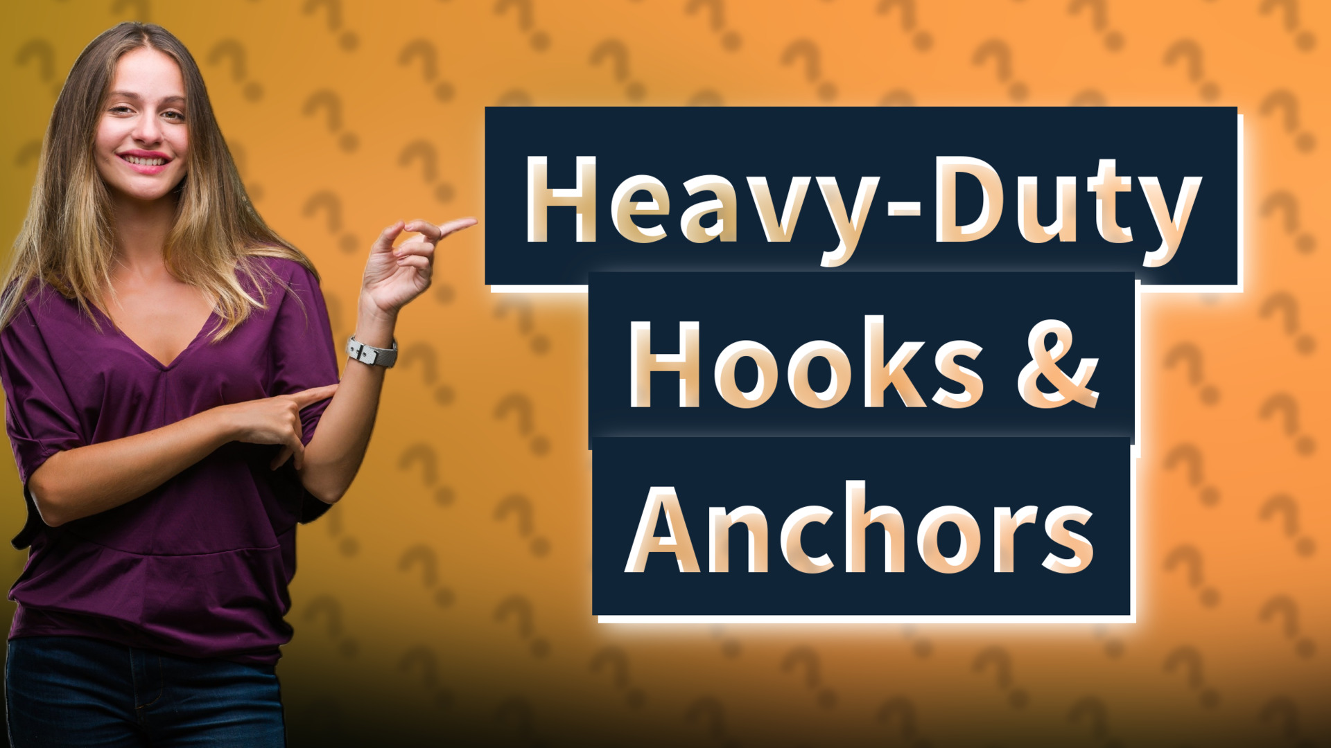 Heavy-Duty Hooks & Anchors
